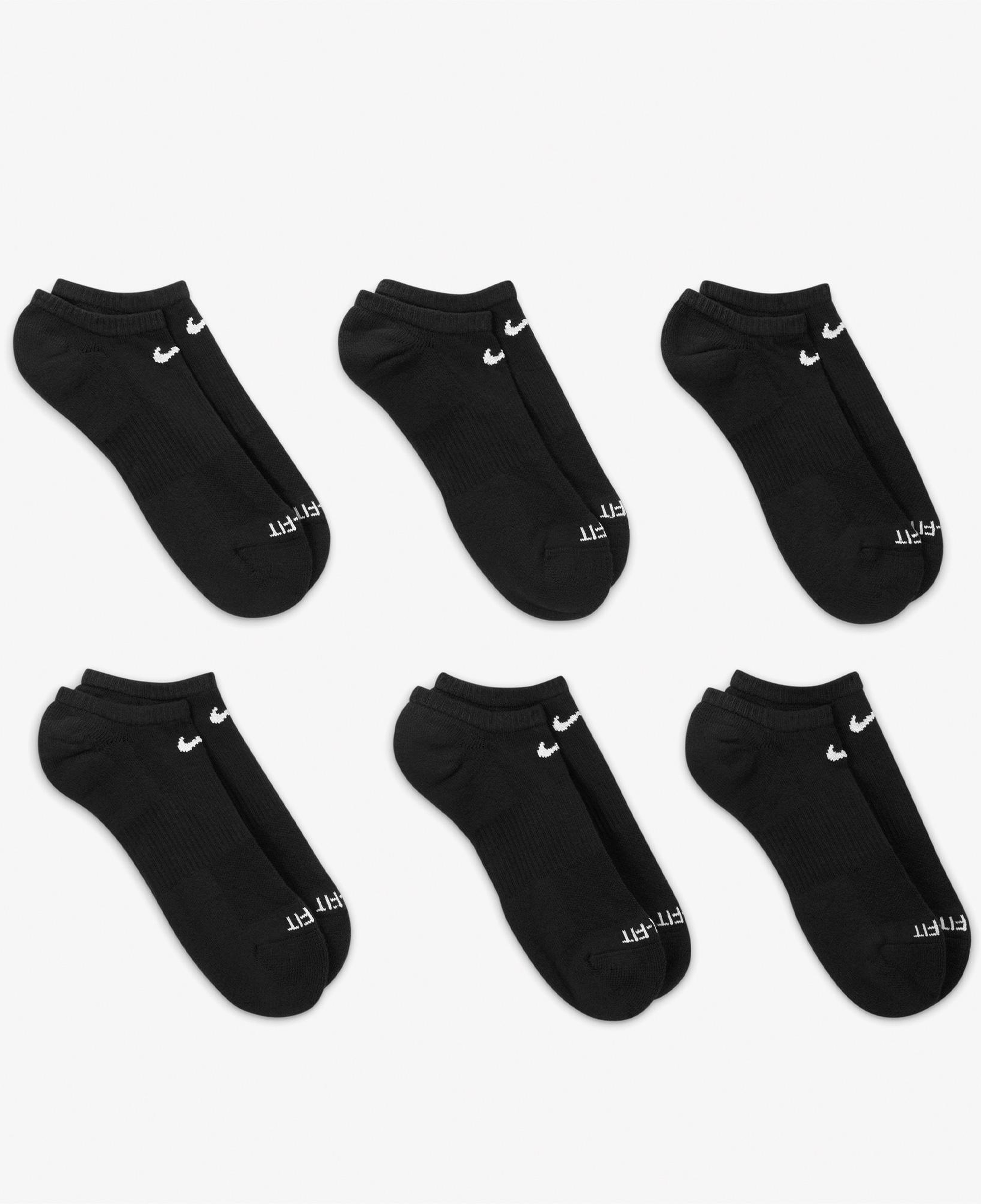 Nike Everyday Plus Cushioned Erkek Siyah 3' lü Çorap