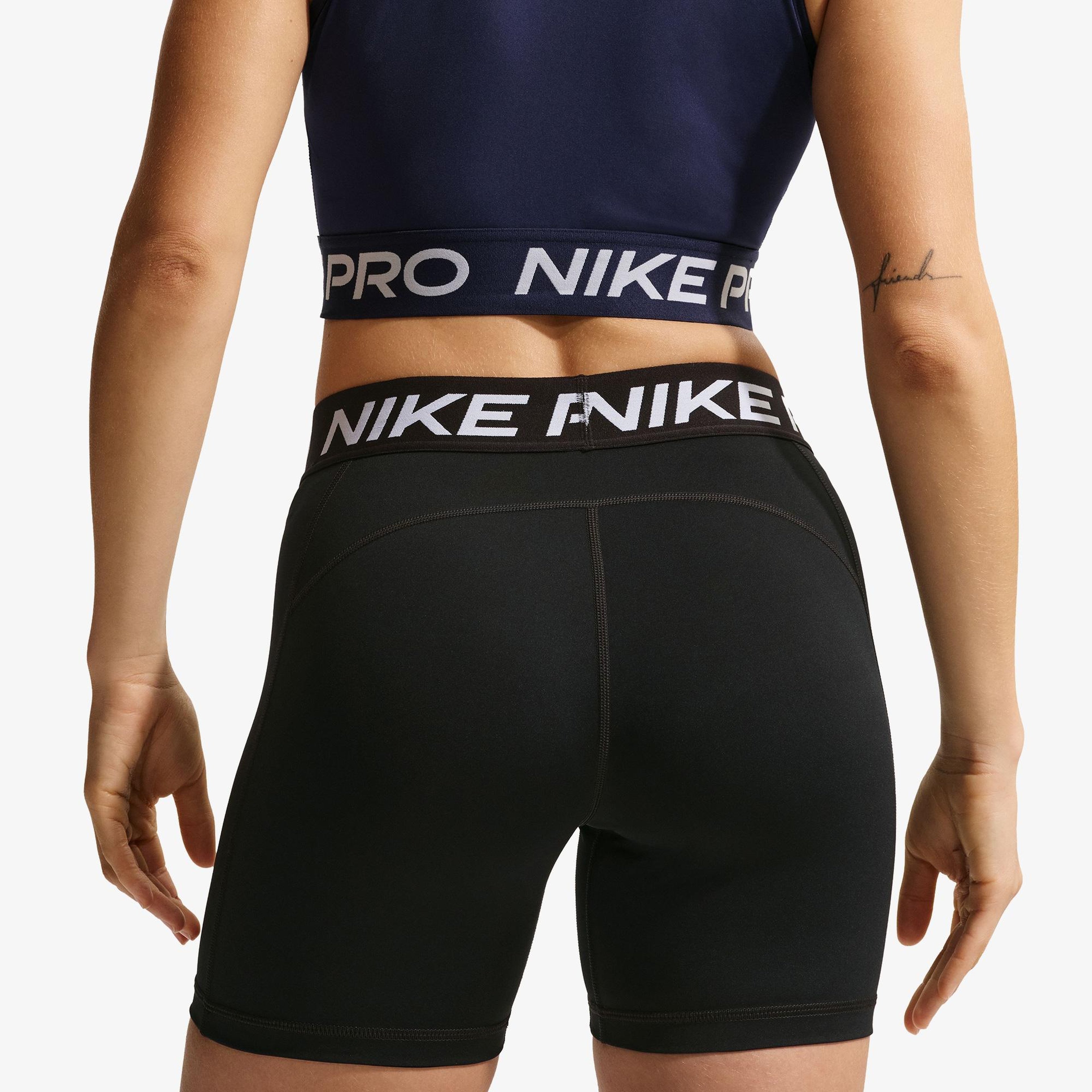 Nike Pro Dri-Fit 365 13 cm Kadın Siyah Kısa Tayt