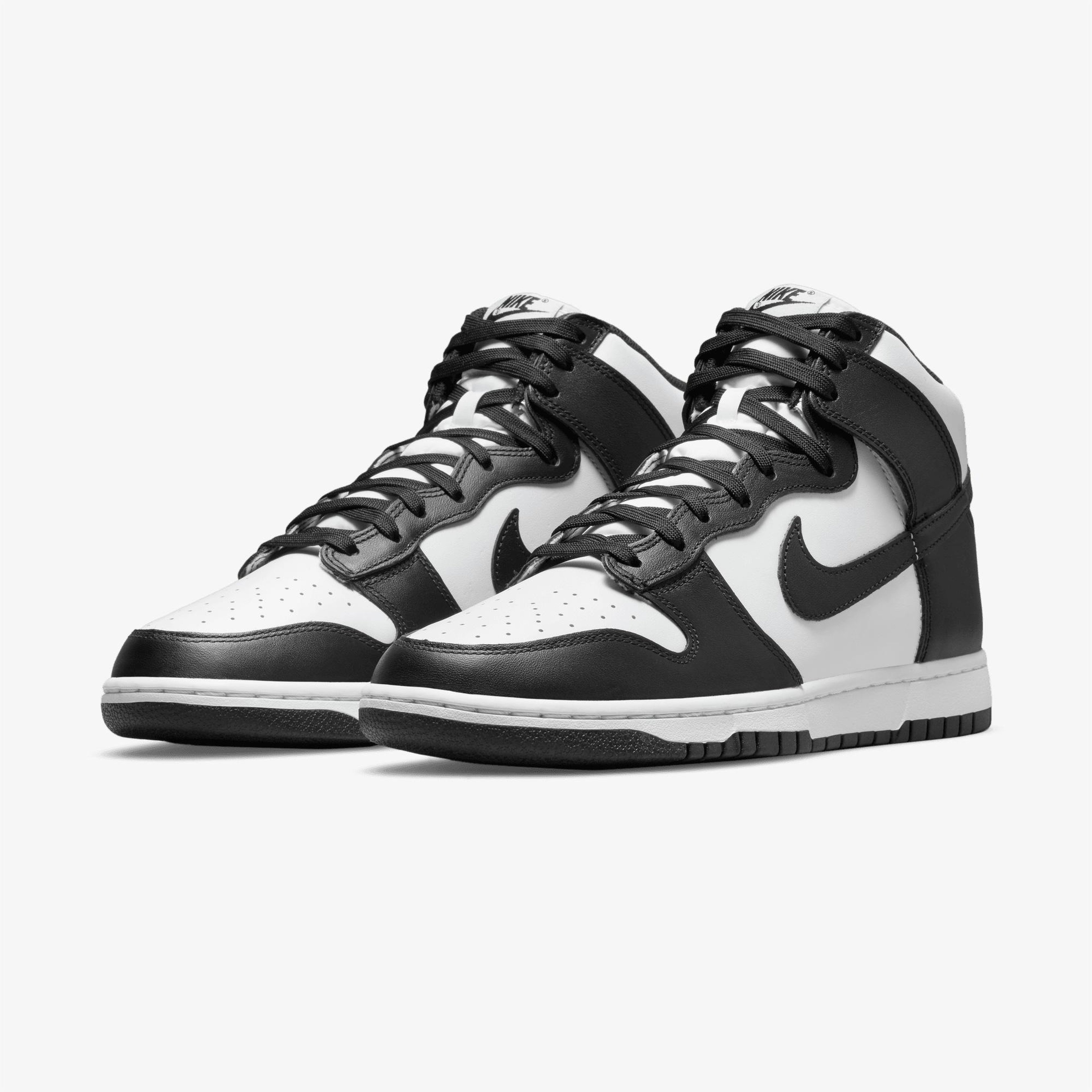 Nike Dunk Hi Retro Panda Erkek Beyaz/Siyah Spor Ayakkabı
