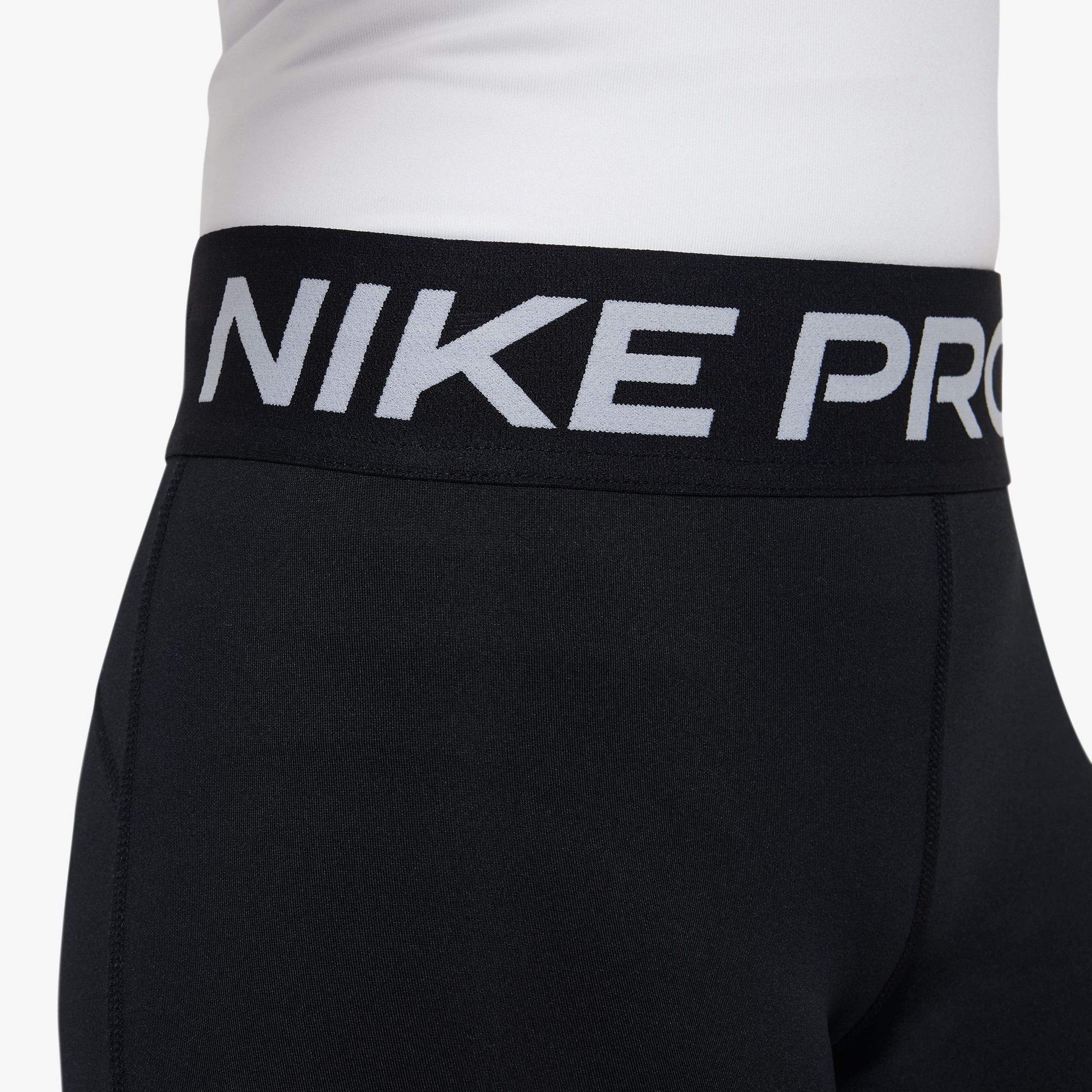 Nike Pro Dri-Fit 13 cm Çocuk Siyah Kısa Tayt