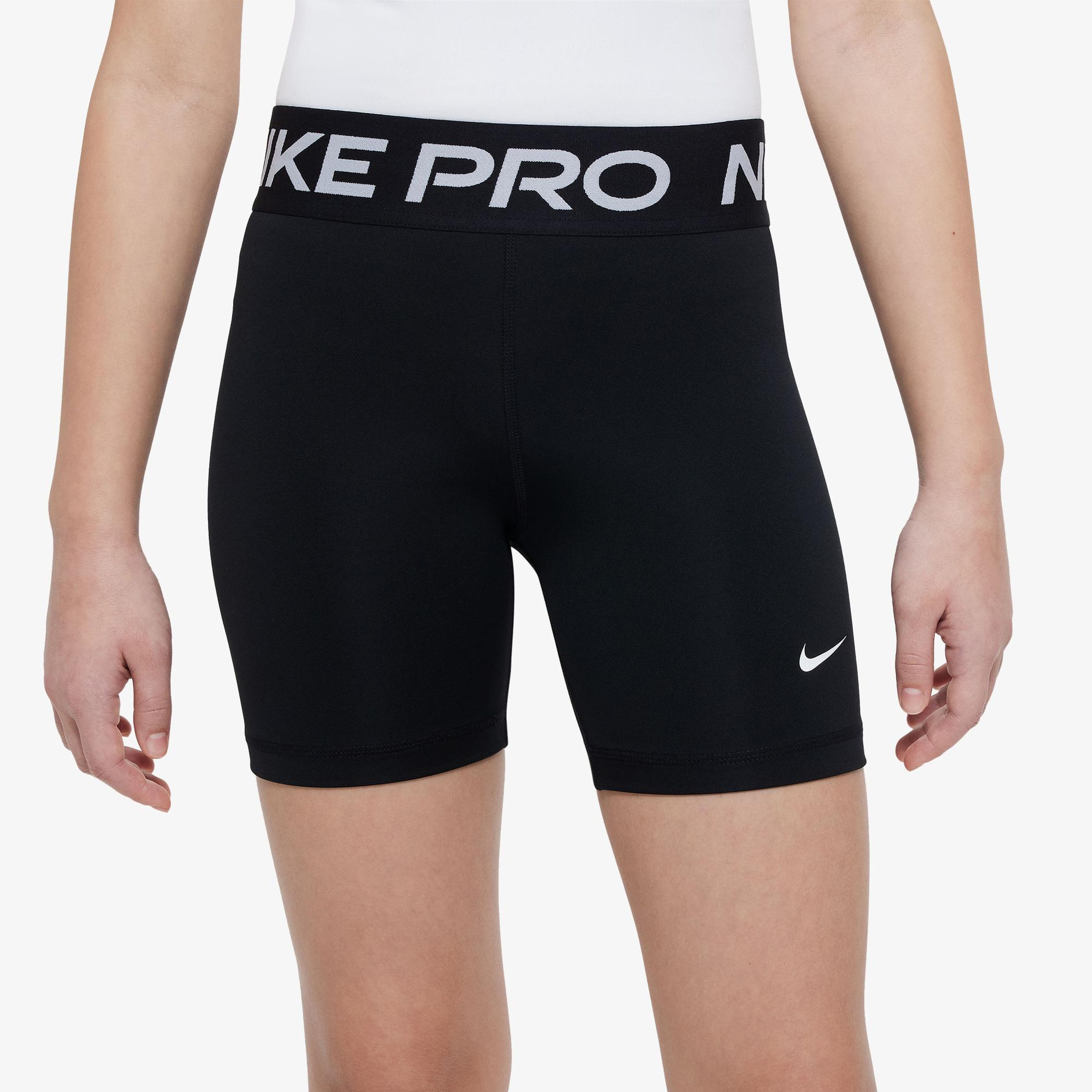 Nike Pro Dri-Fit 13 cm Çocuk Siyah Kısa Tayt