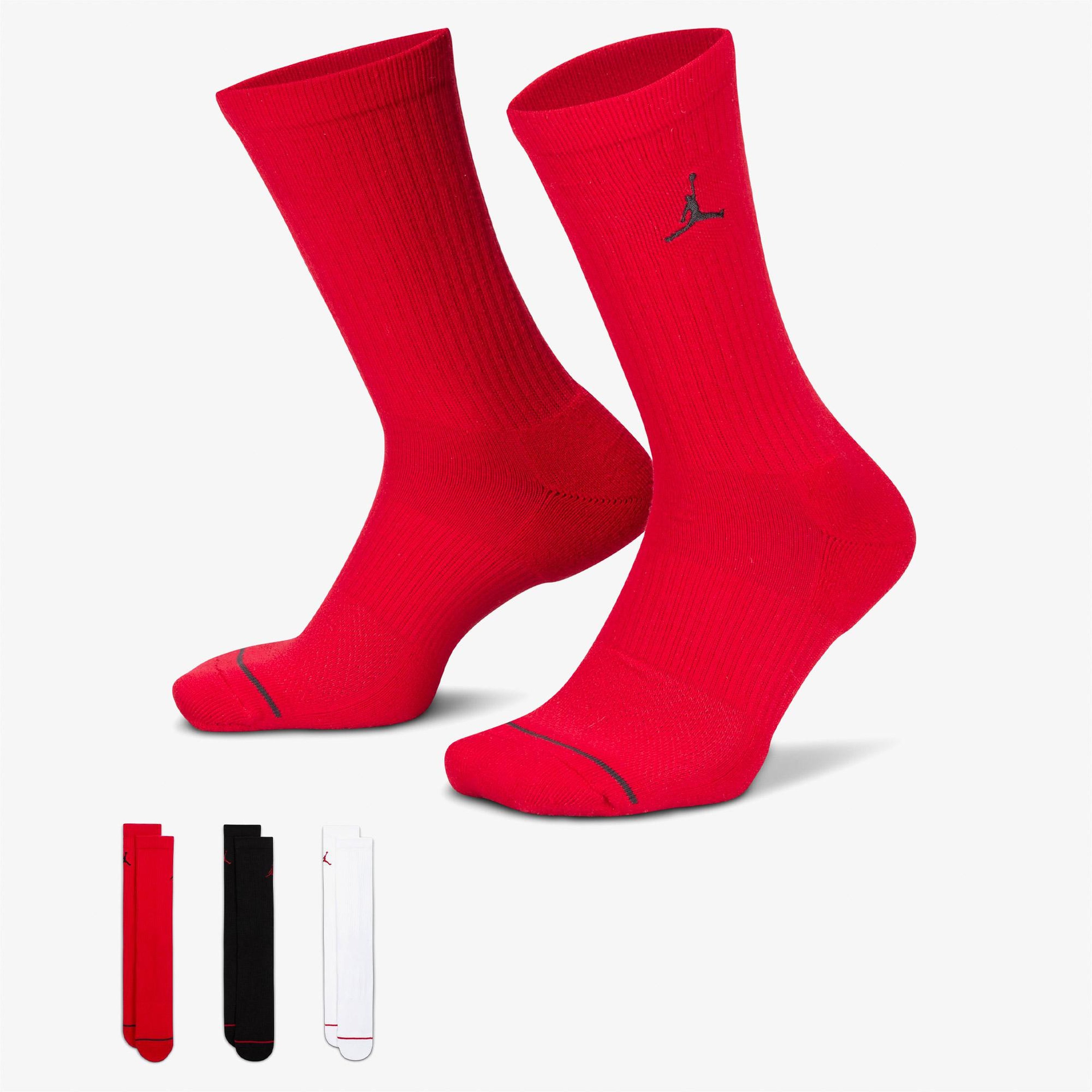 Nike Jordan Everyday Cush Poly 3' lü Unisex Renkli Çorap