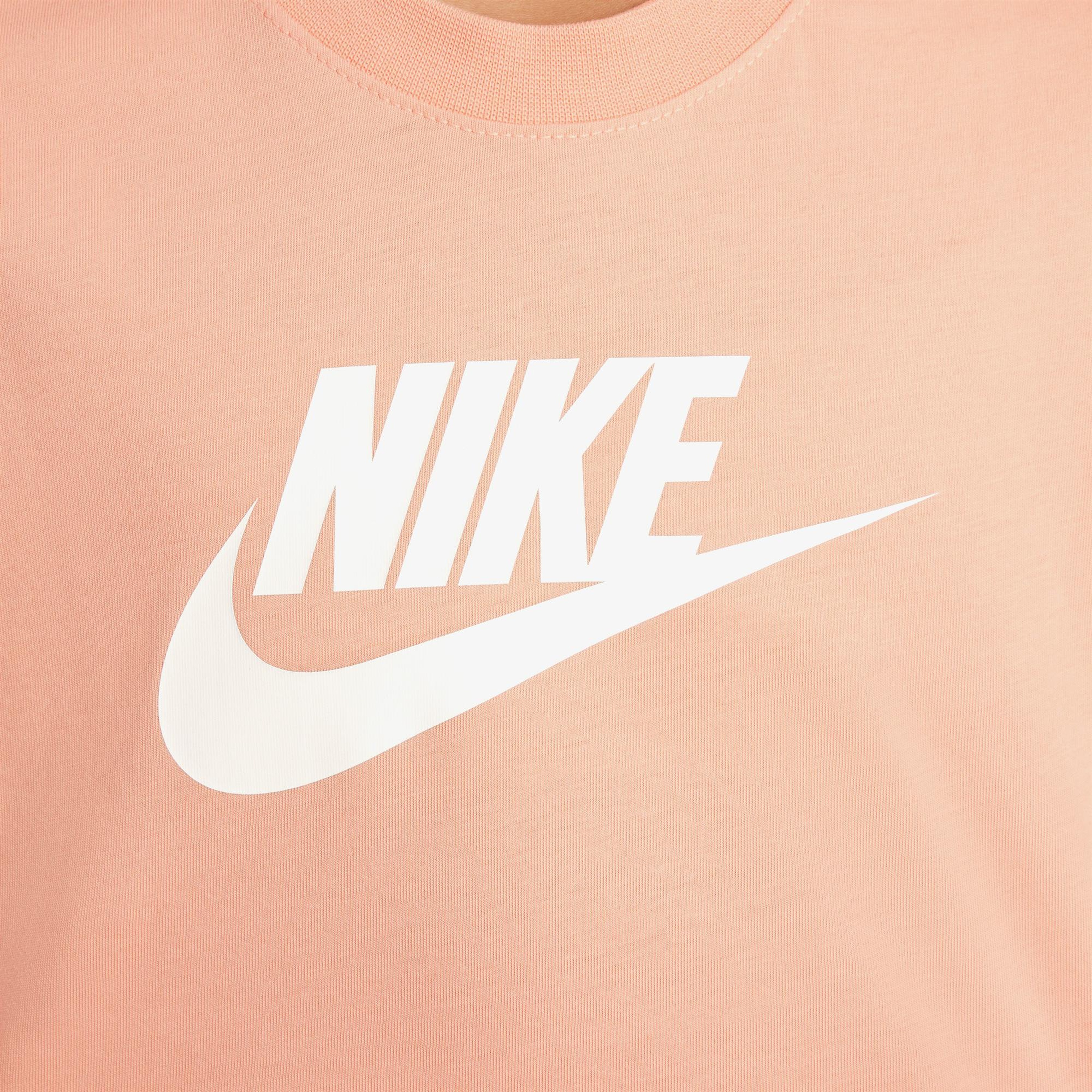 Nike Sportswear Futura Çocuk Turuncu Crop T-Shirt