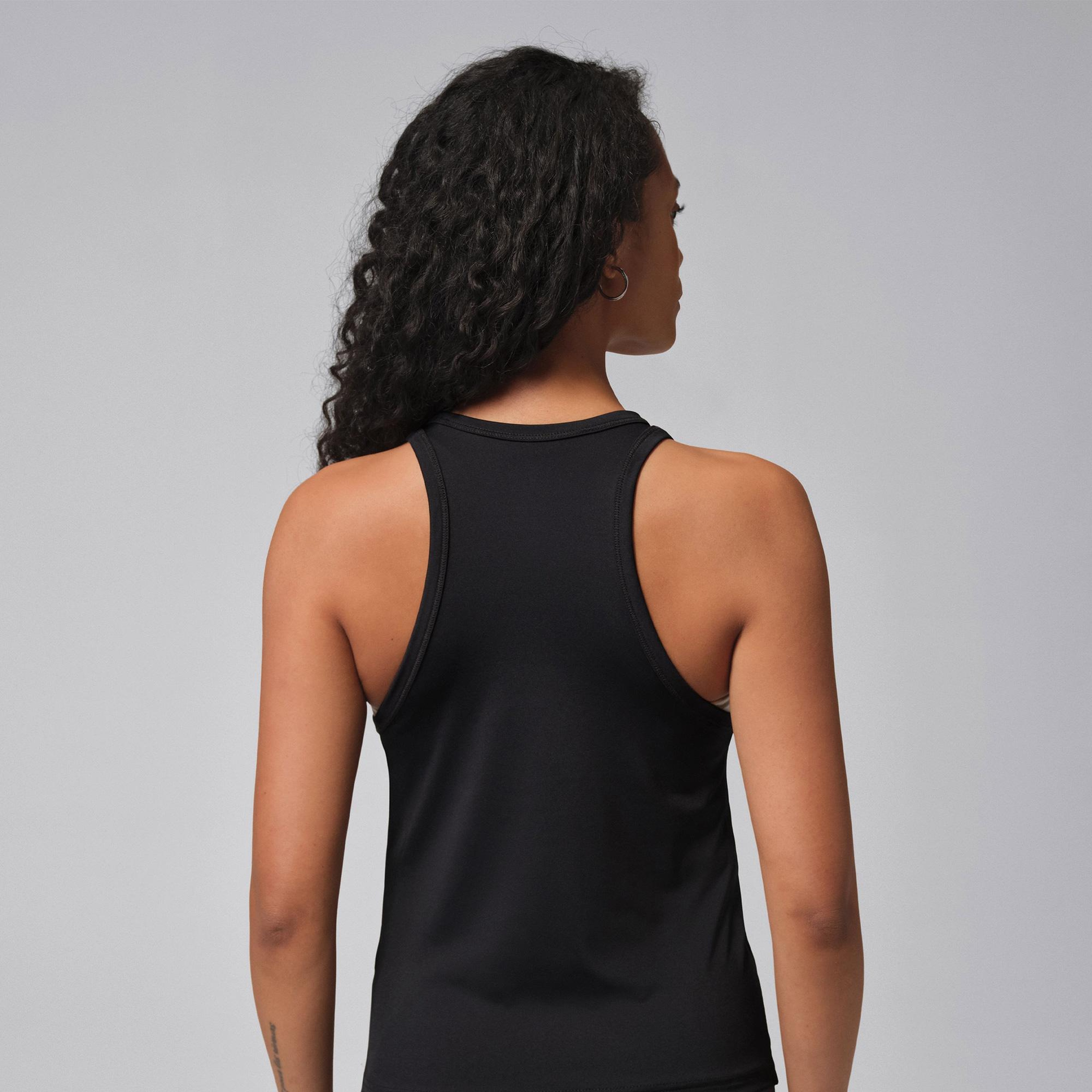 Jordan Sport Dri-Fit Essentials Kadın Siyah Kolsuz T-Shirt