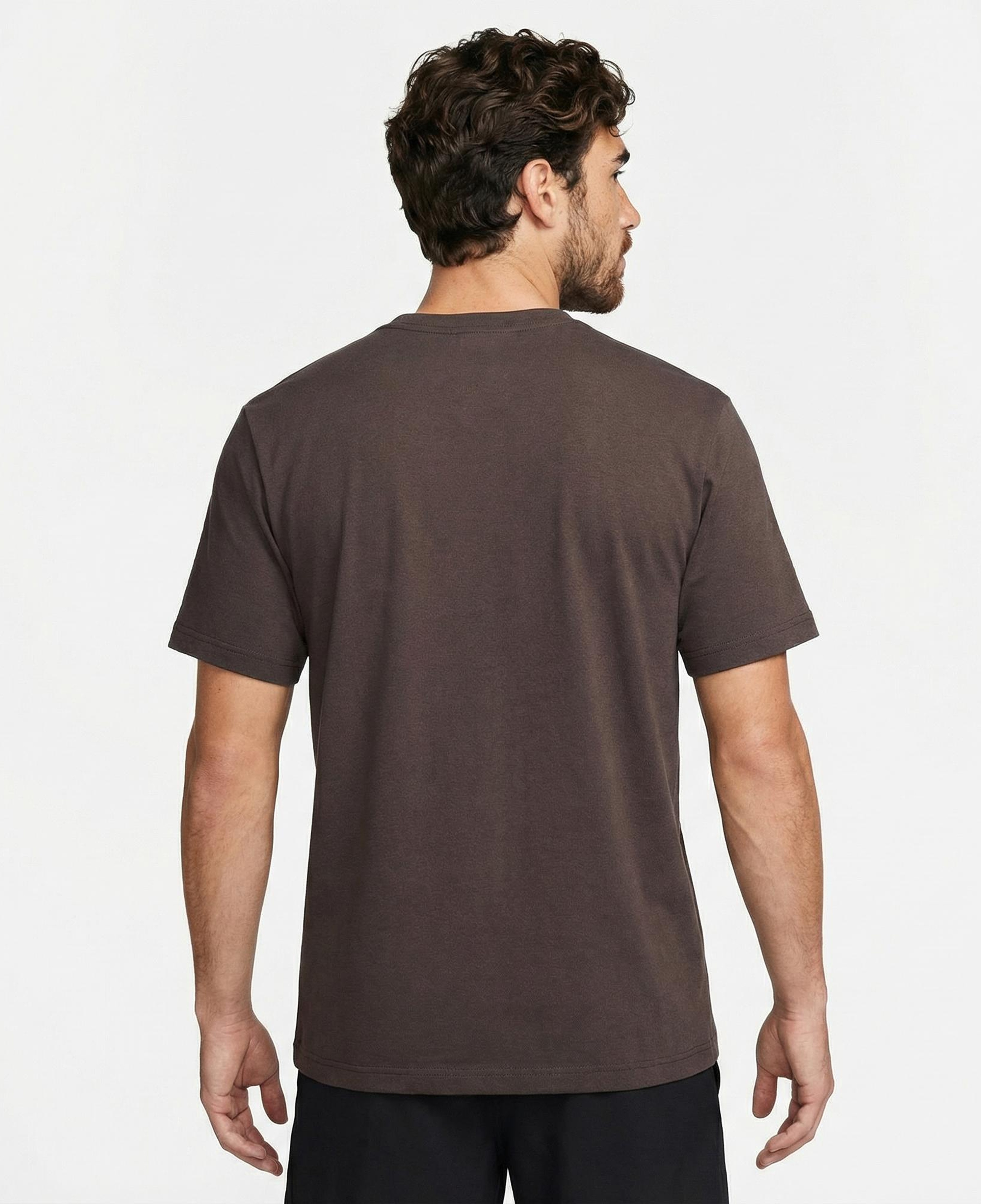 Nike Dri-Fit Hyverse Erkek Kahverengi T-Shirt