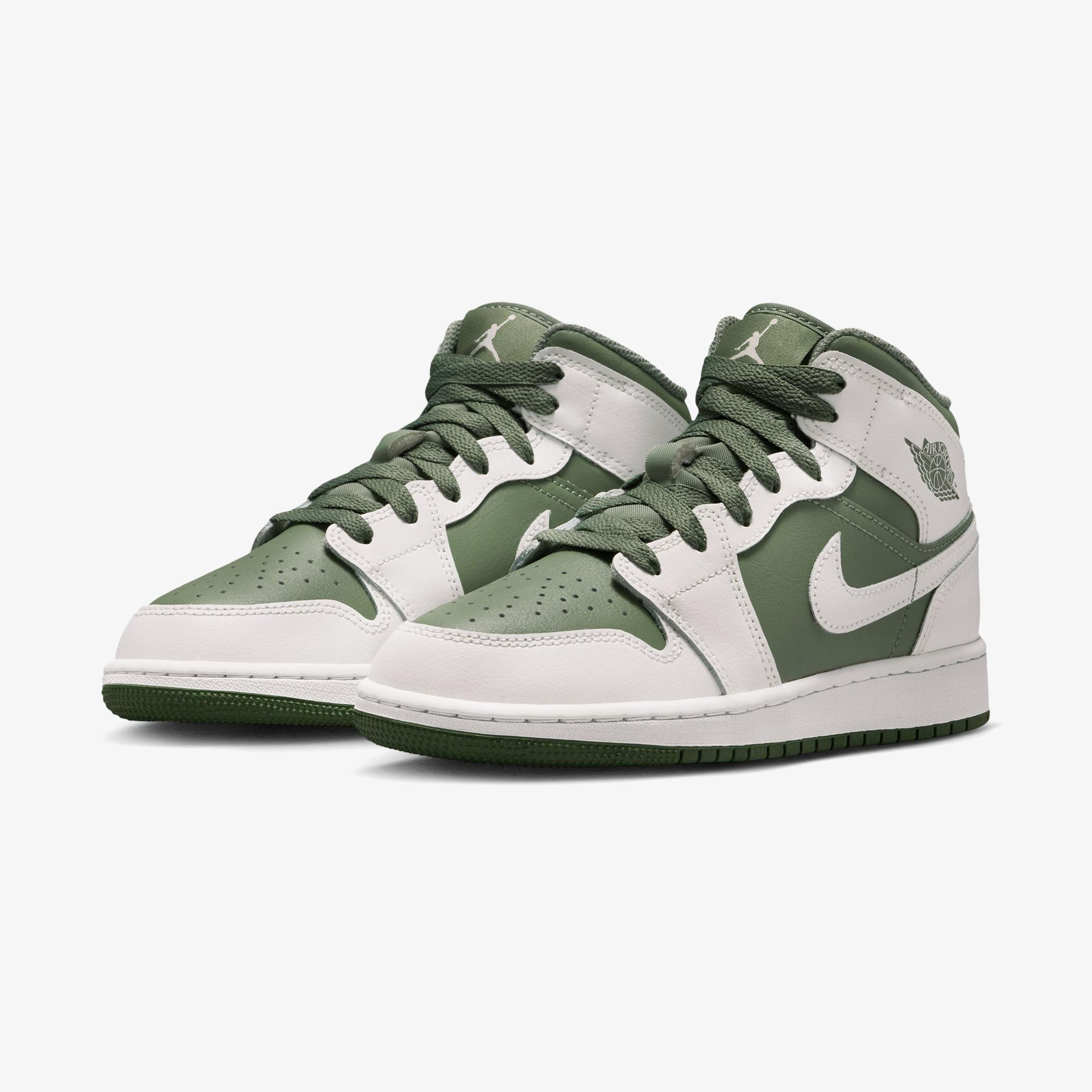 Jordan Air 1 Mid Yeşil Spor Ayakkabı