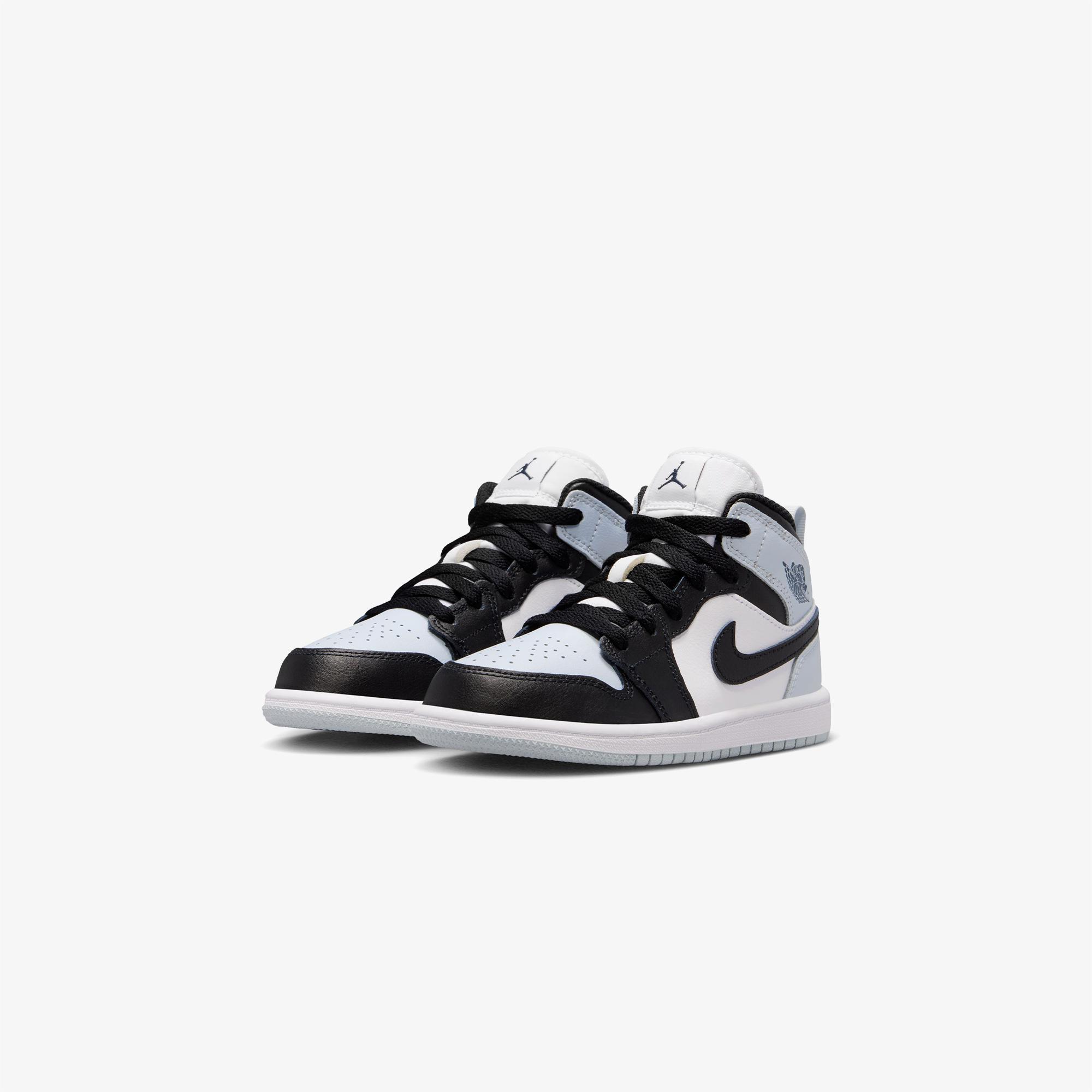 Jordan 1 Mid Çocuk Mavi Spor Ayakkabı
