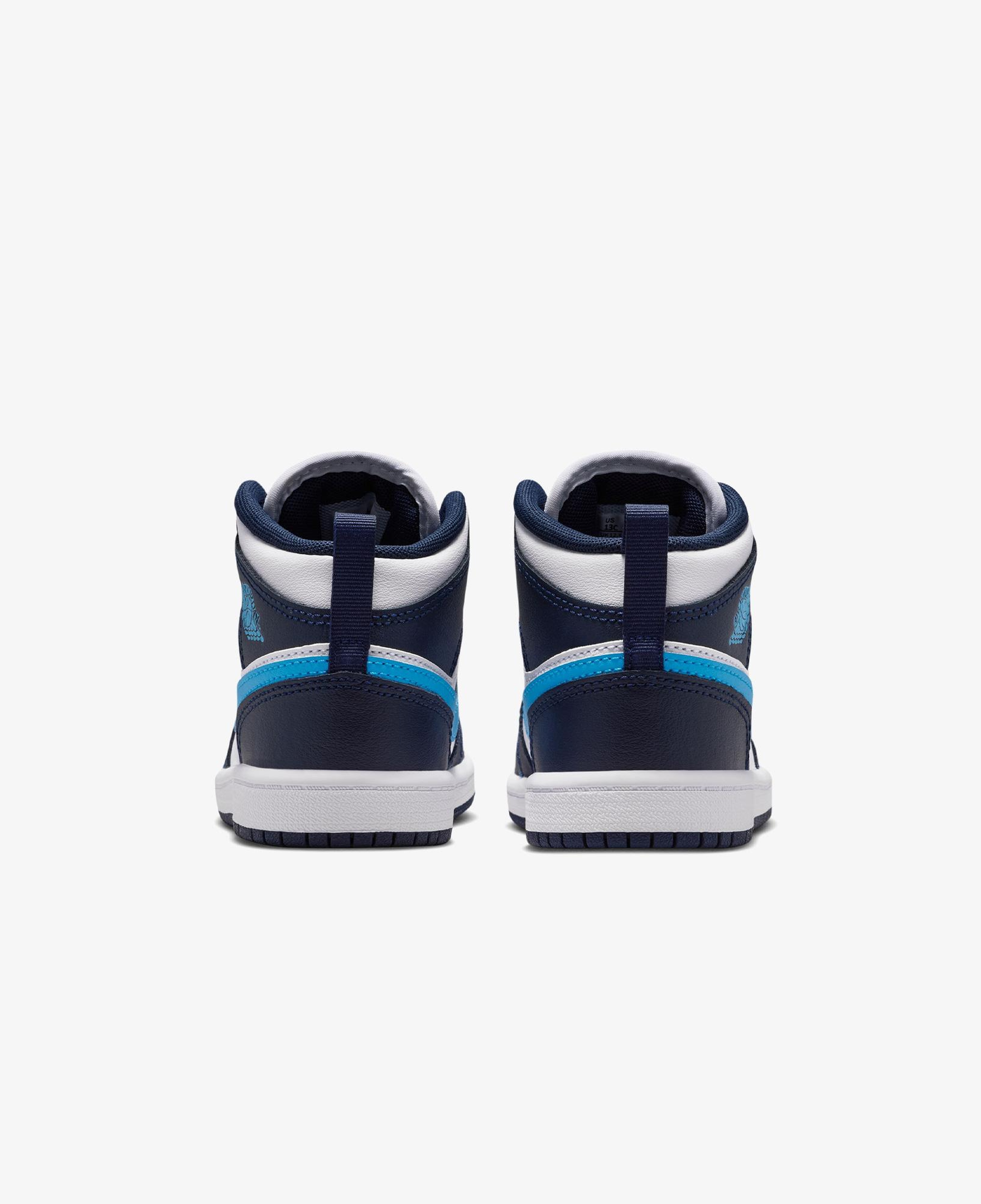 Jordan 1 Mid Çocuk Lacivert Spor Ayakkabı