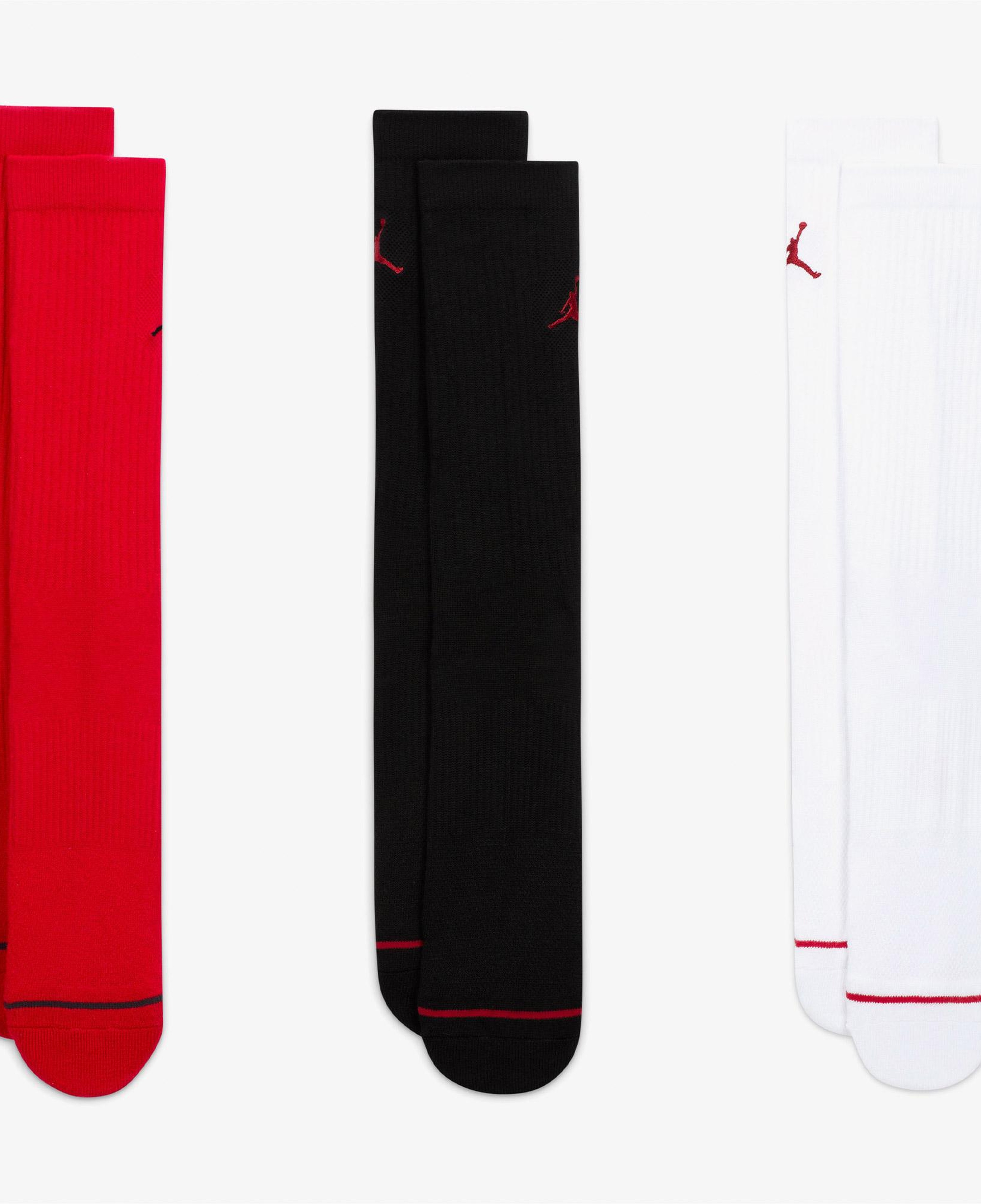 Nike Jordan Everyday Cush Poly 3' lü Unisex Renkli Çorap