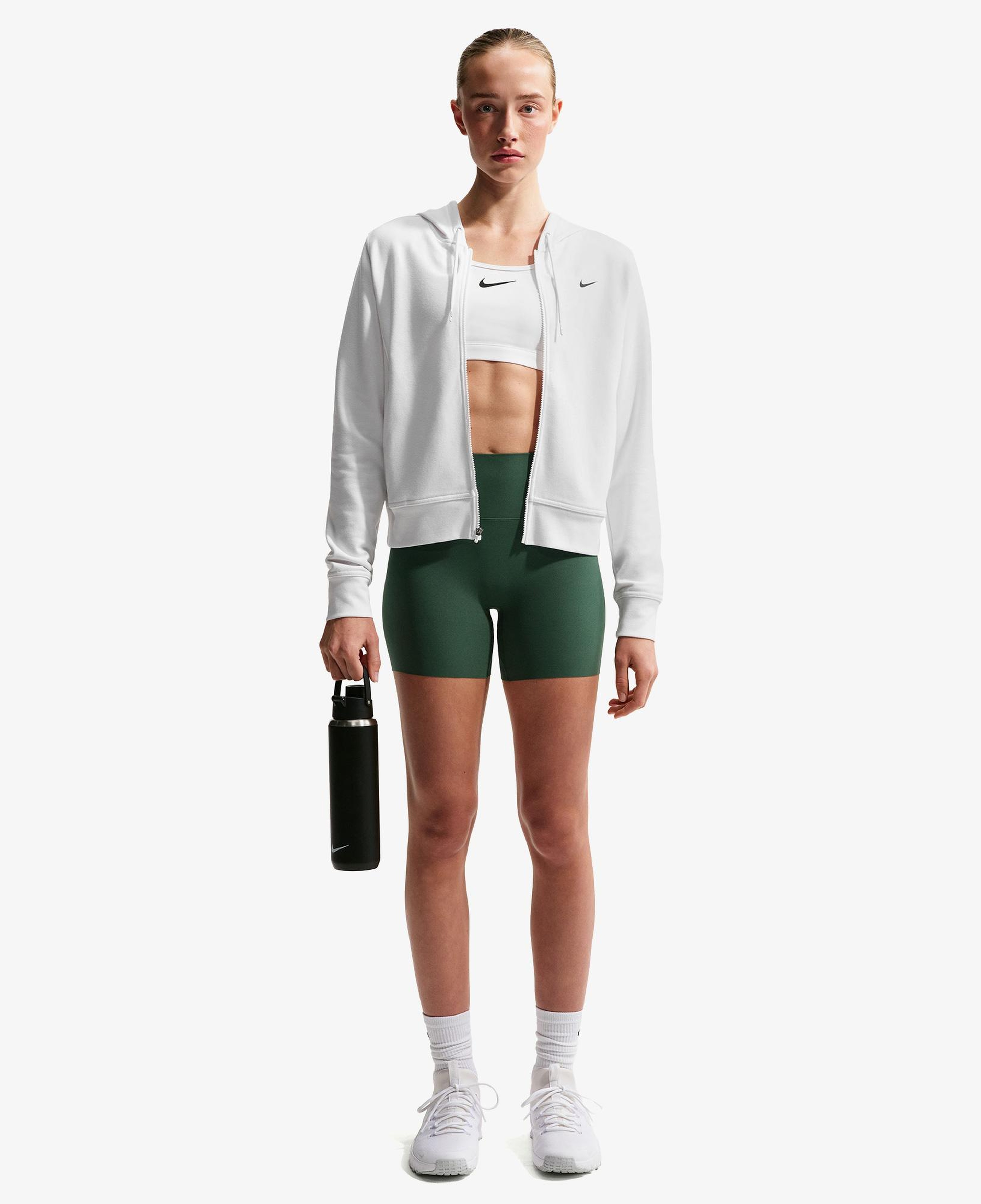 Nike Dri-Fit Zenvy Yüksek Belli 13 cm Kadın Yeşil Kısa Tayt