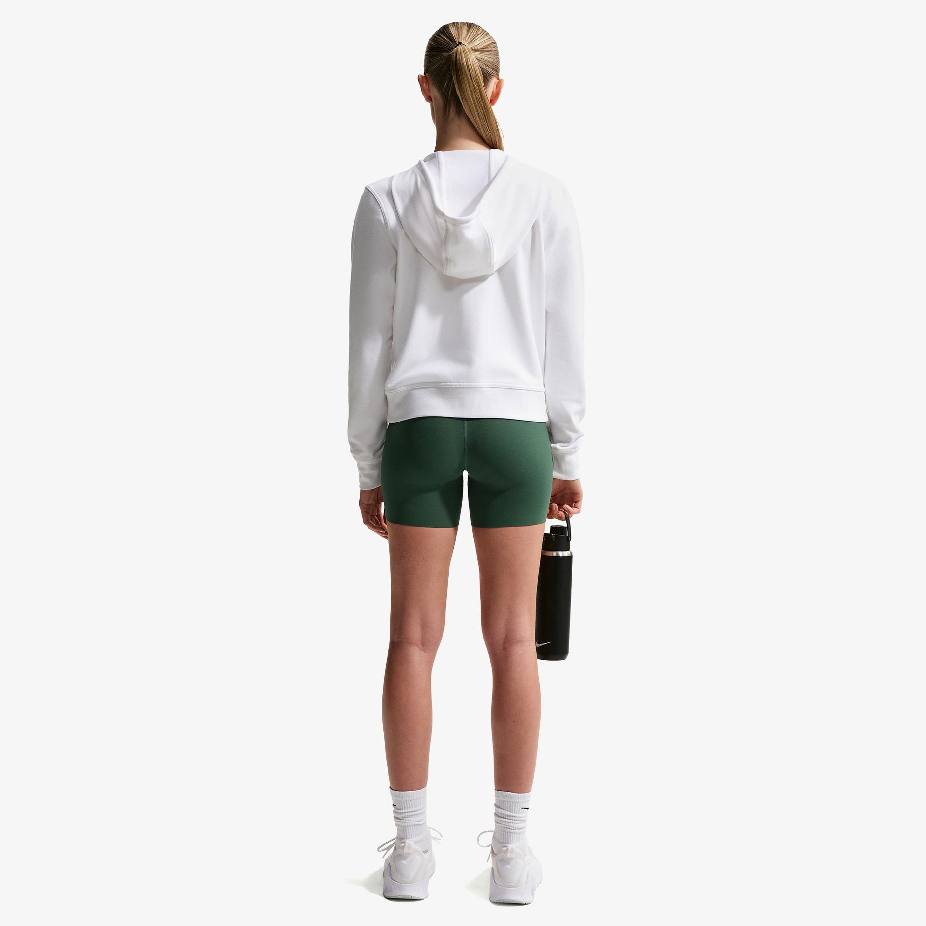 Nike Dri-Fit Zenvy Yüksek Belli 13 cm Kadın Yeşil Kısa Tayt