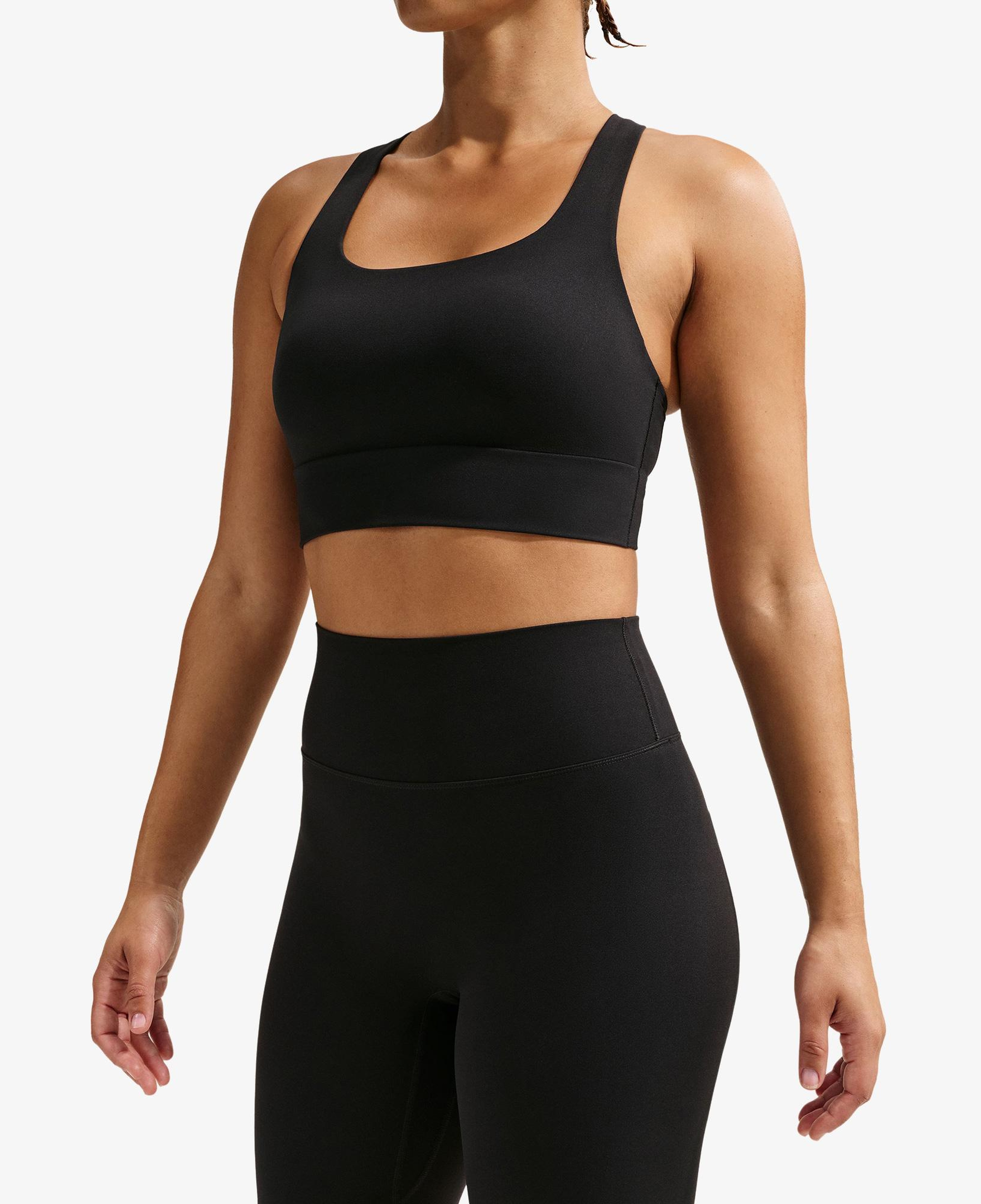 Nike Dri-Fit Zenvy Yüksek Belli 20 cm Kadın Siyah Kısa Tayt