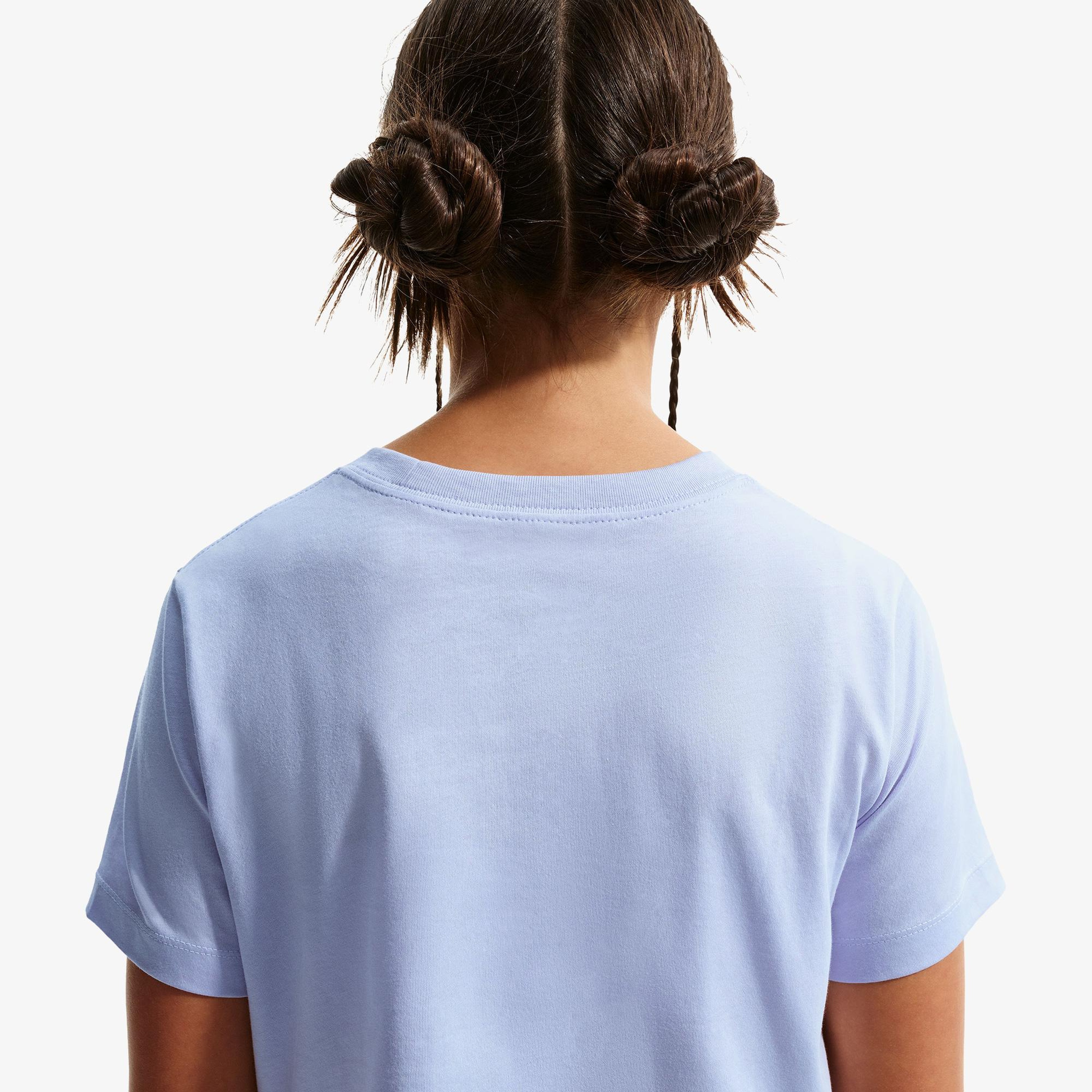 Nike Sportswear Futura Çocuk Lila Crop T-Shirt