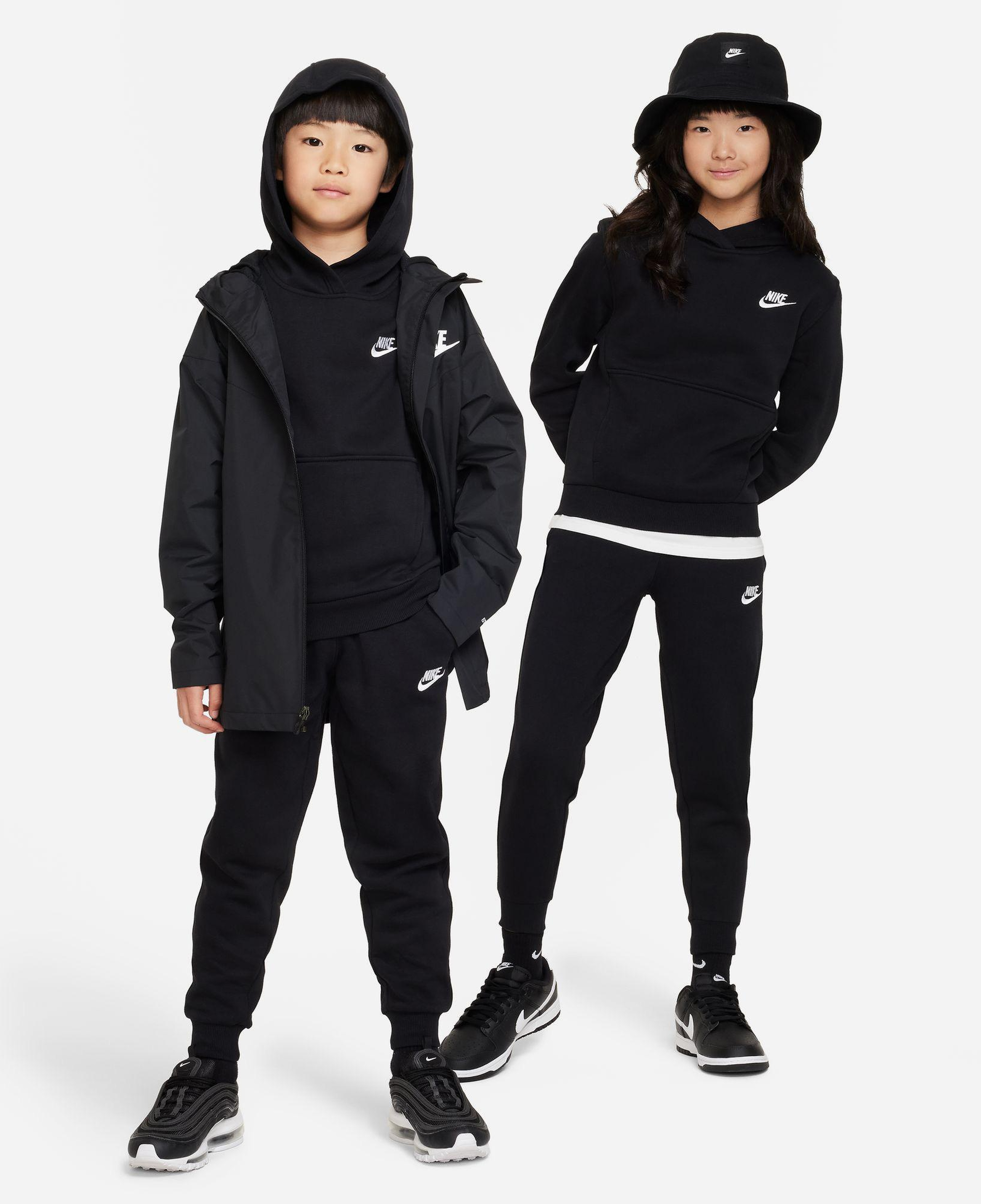 Nike Sportswear Club Fleece Çocuk Siyah Kapüşonlu Hoodie