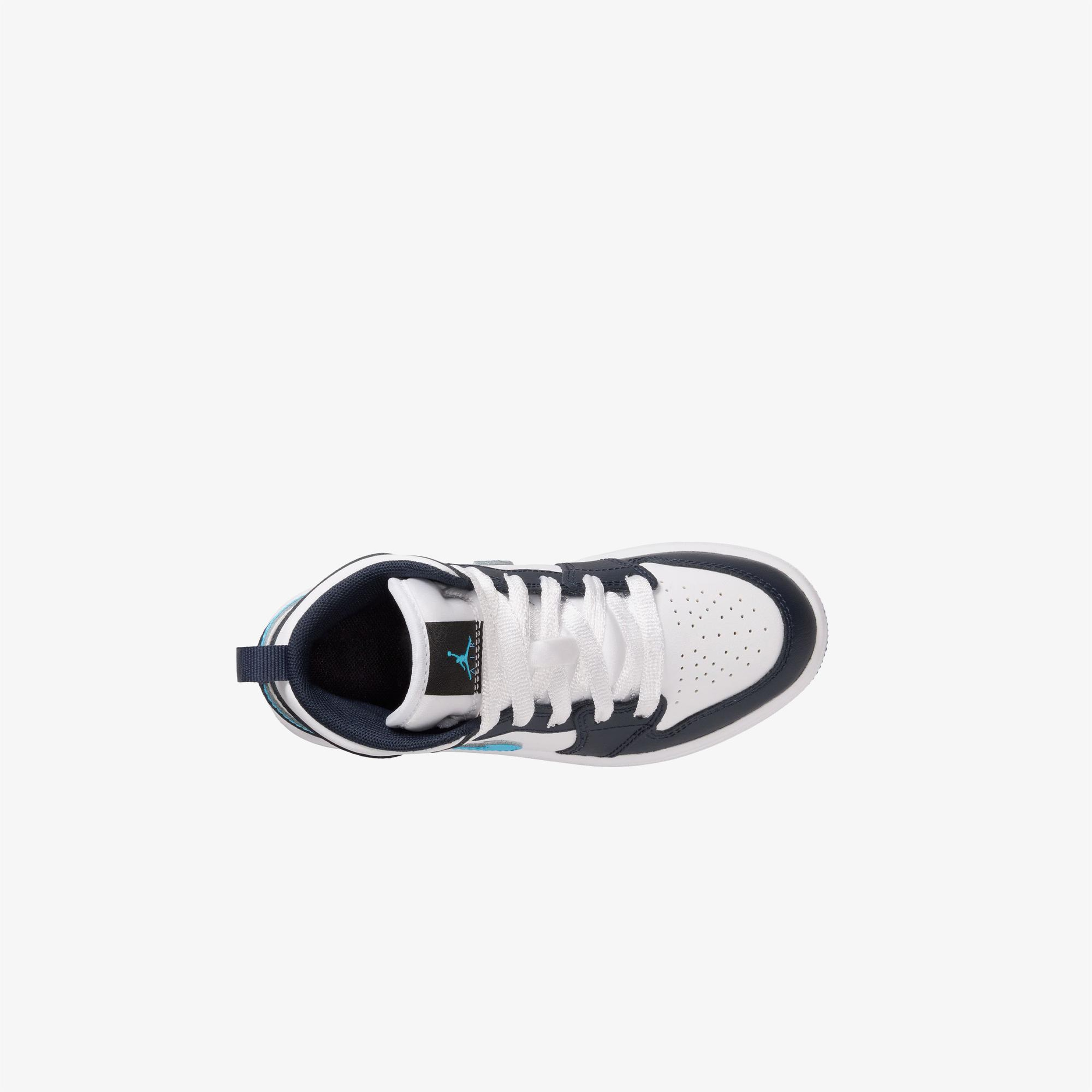 Jordan 1 Mid Çocuk Lacivert Spor Ayakkabı