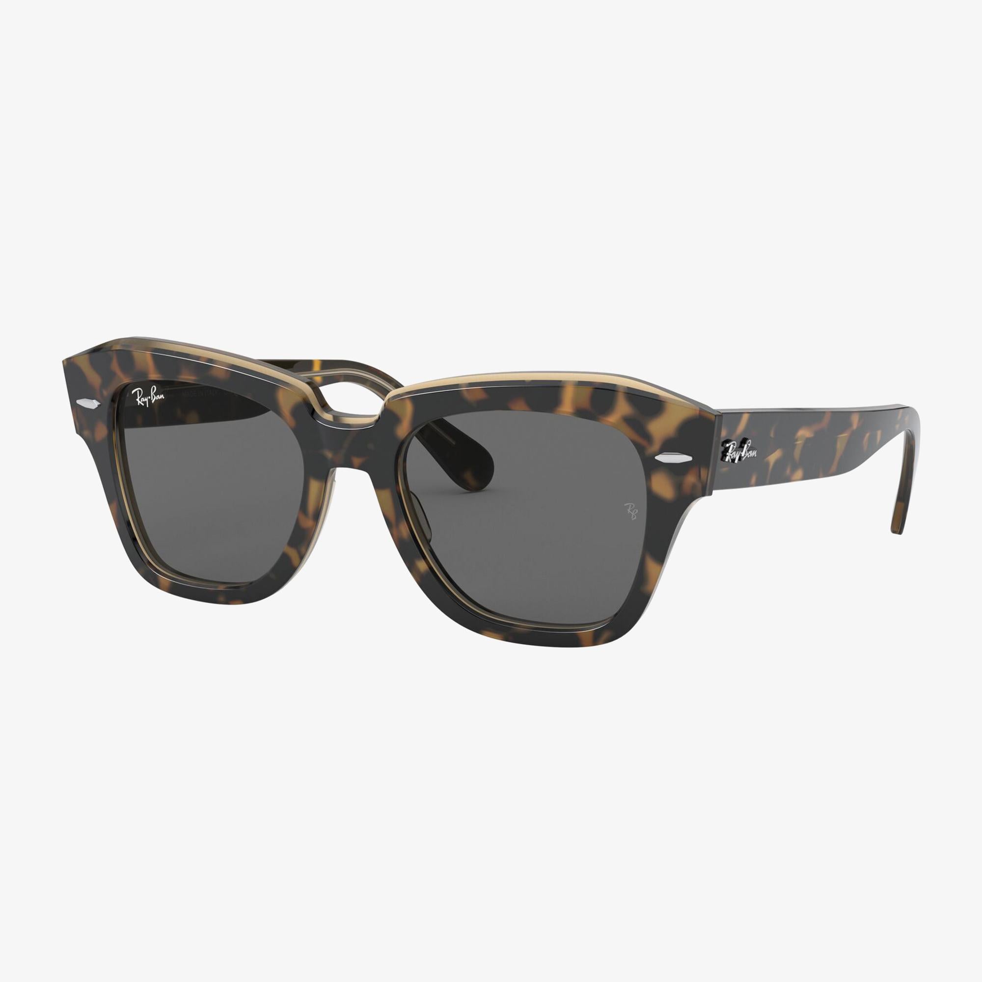 RAY-BAN 0RB2186 State Street Unisex Kahverengi Güneş Gözlüğü