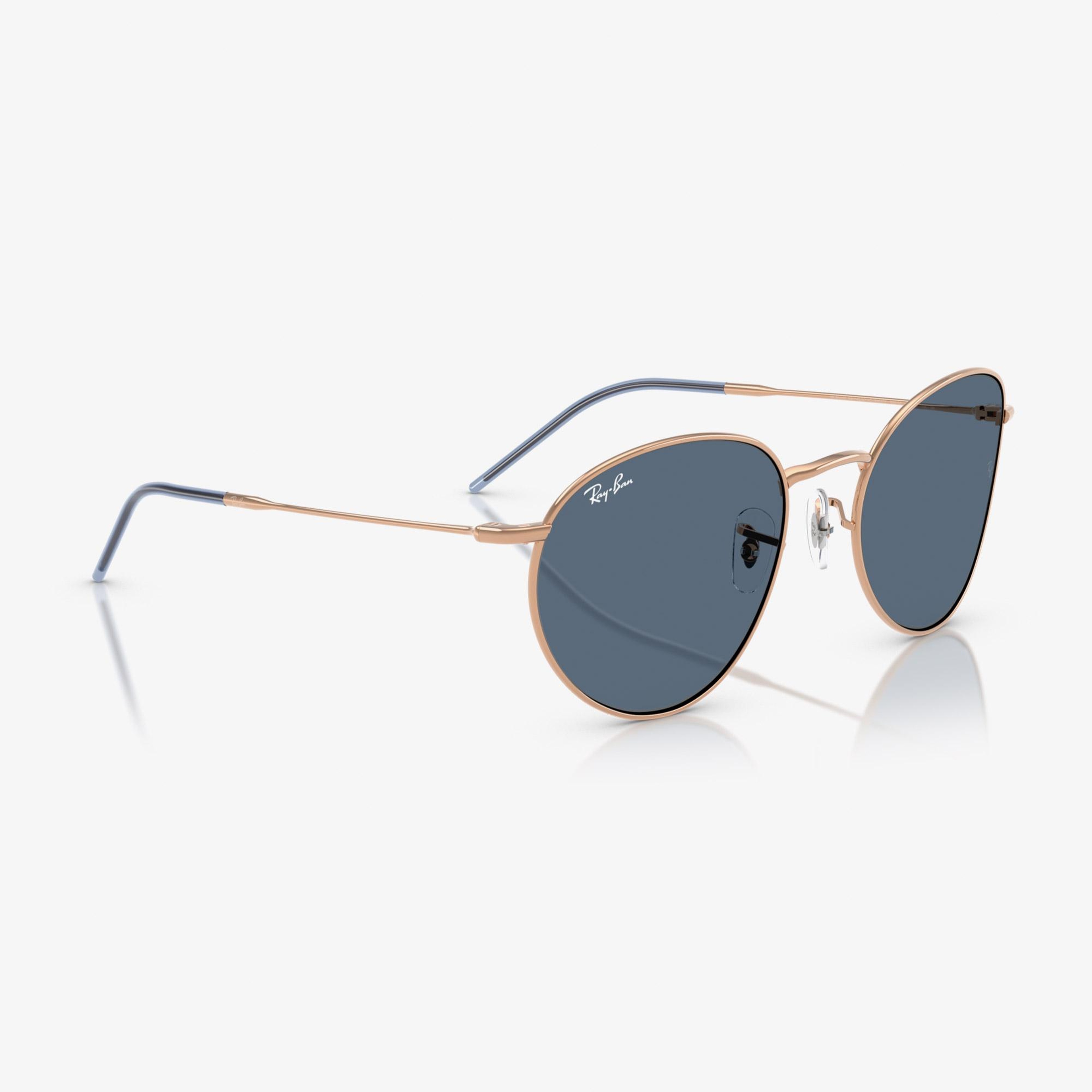 Ray-Ban Round Reverse RBR0103S Unisex Altın Rengi Güneş Gözlüğü