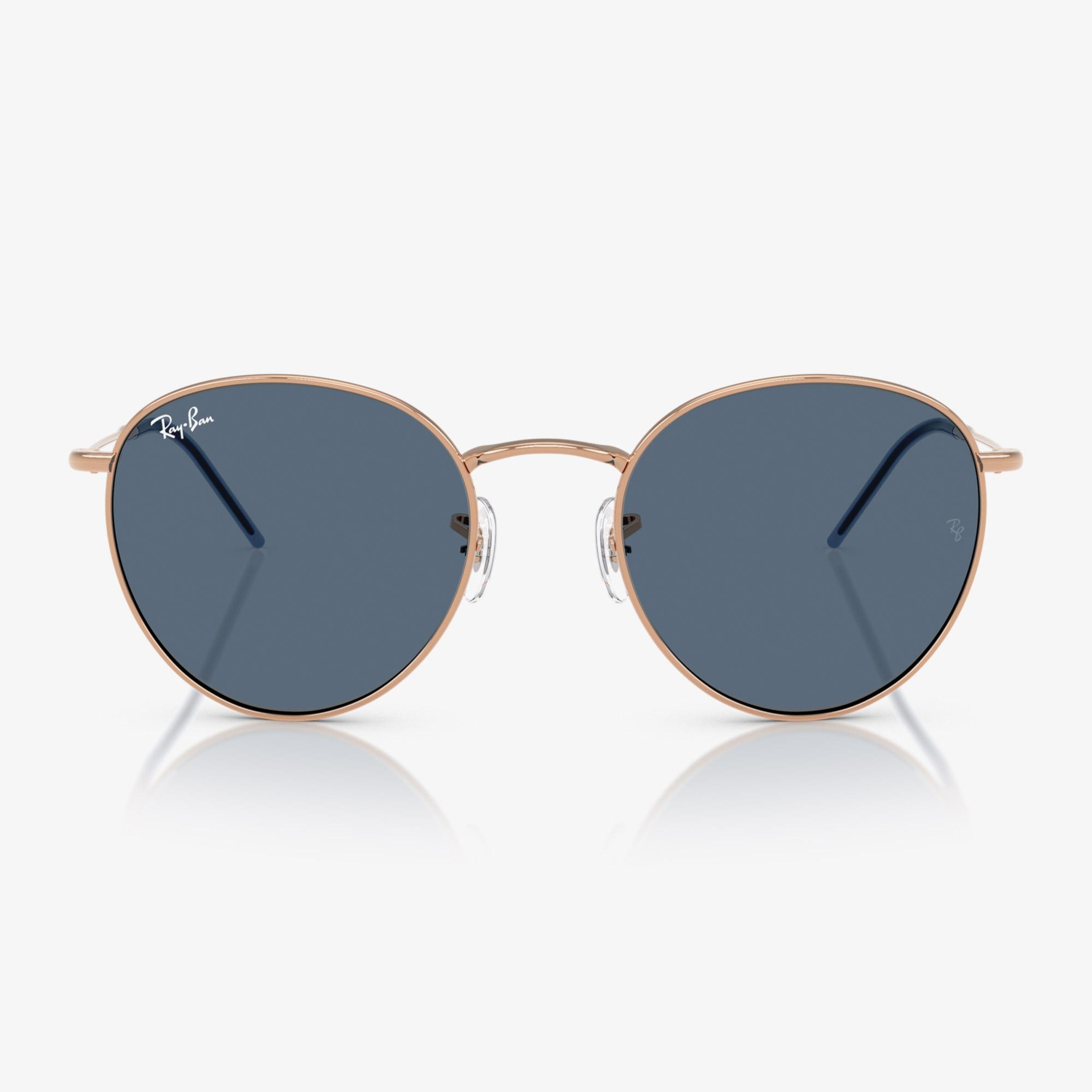 Ray-Ban Round Reverse RBR0103S Unisex Altın Rengi Güneş Gözlüğü