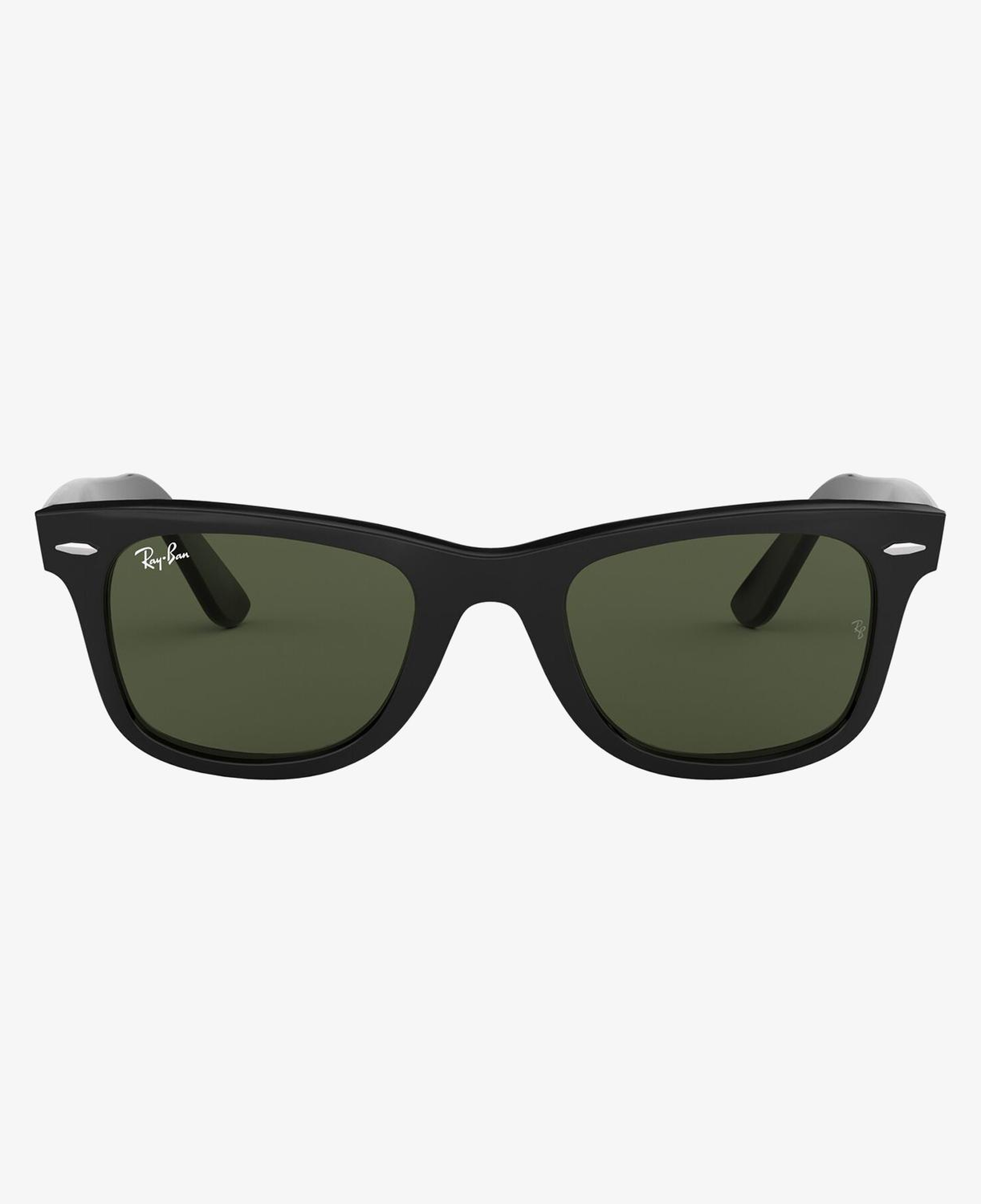 RAY-BAN 0RB2140 Wayfarer Yeşil Camlı Unisex Siyah Güneş Gözlüğü