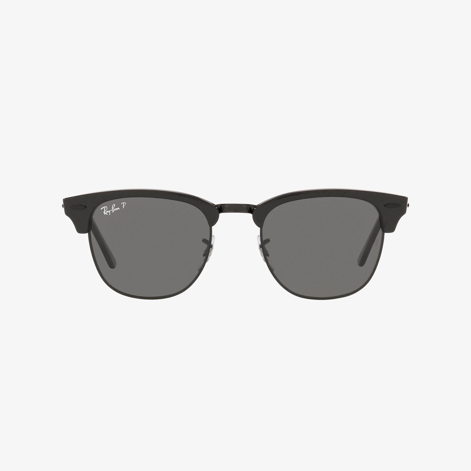 RAY-BAN 0RB3016 Clubmaster Unisex Top Wrinkled On Siyah Güneş Gözlüğü