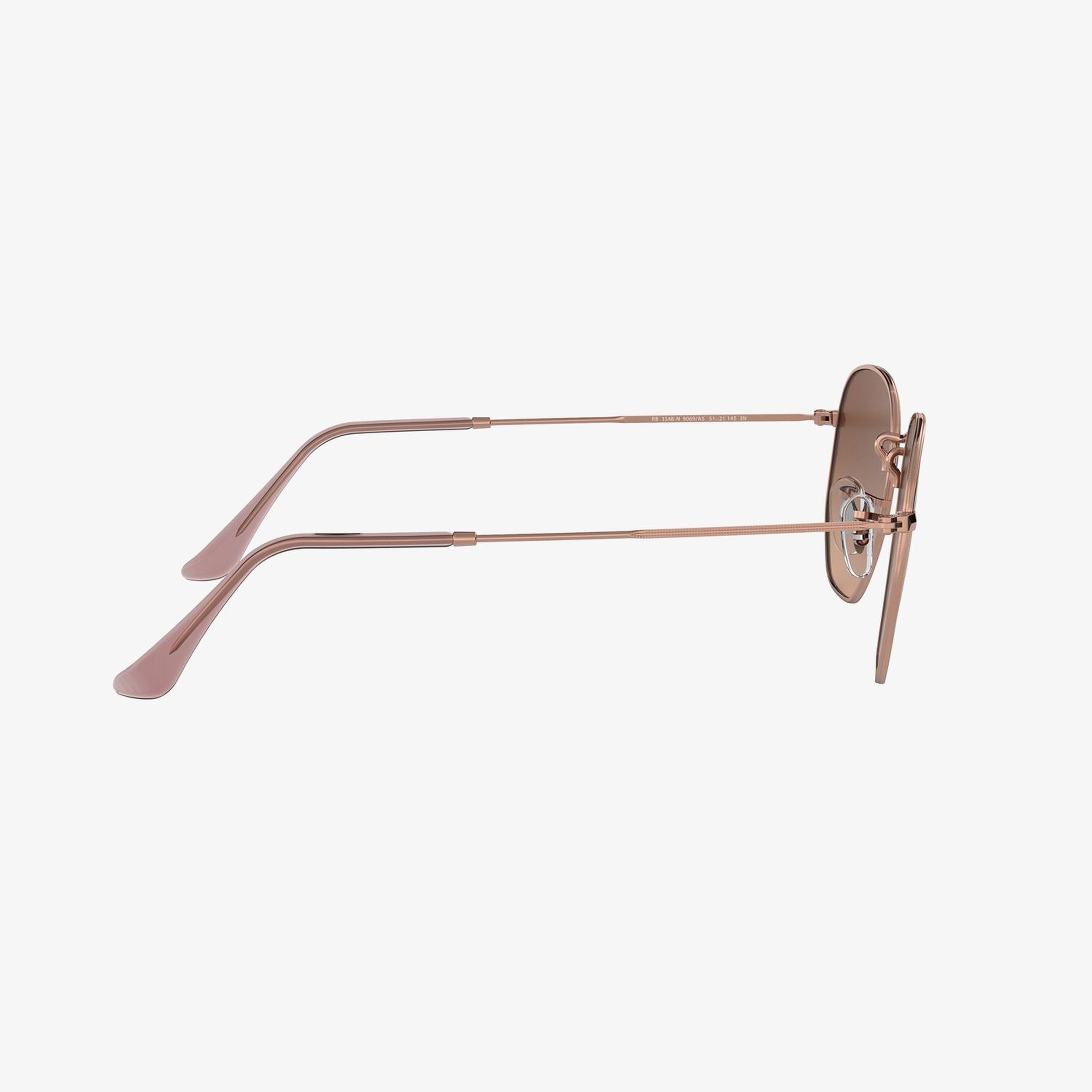 RAY-BAN 0RB3548N Hexagonal Unisex Bronze-Copper Güneş Gözlüğü