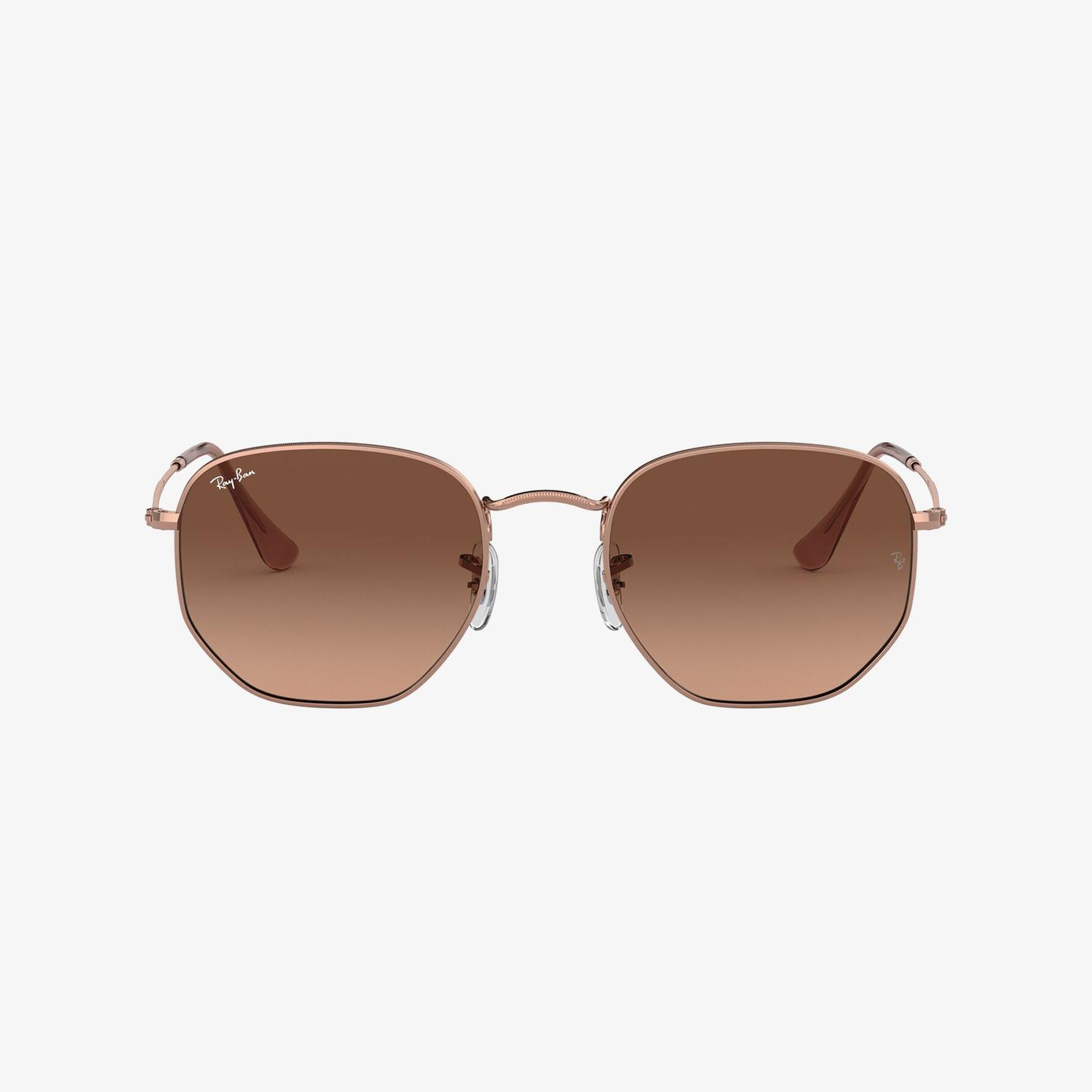 RAY-BAN 0RB3548N Hexagonal Unisex Bronze-Copper Güneş Gözlüğü