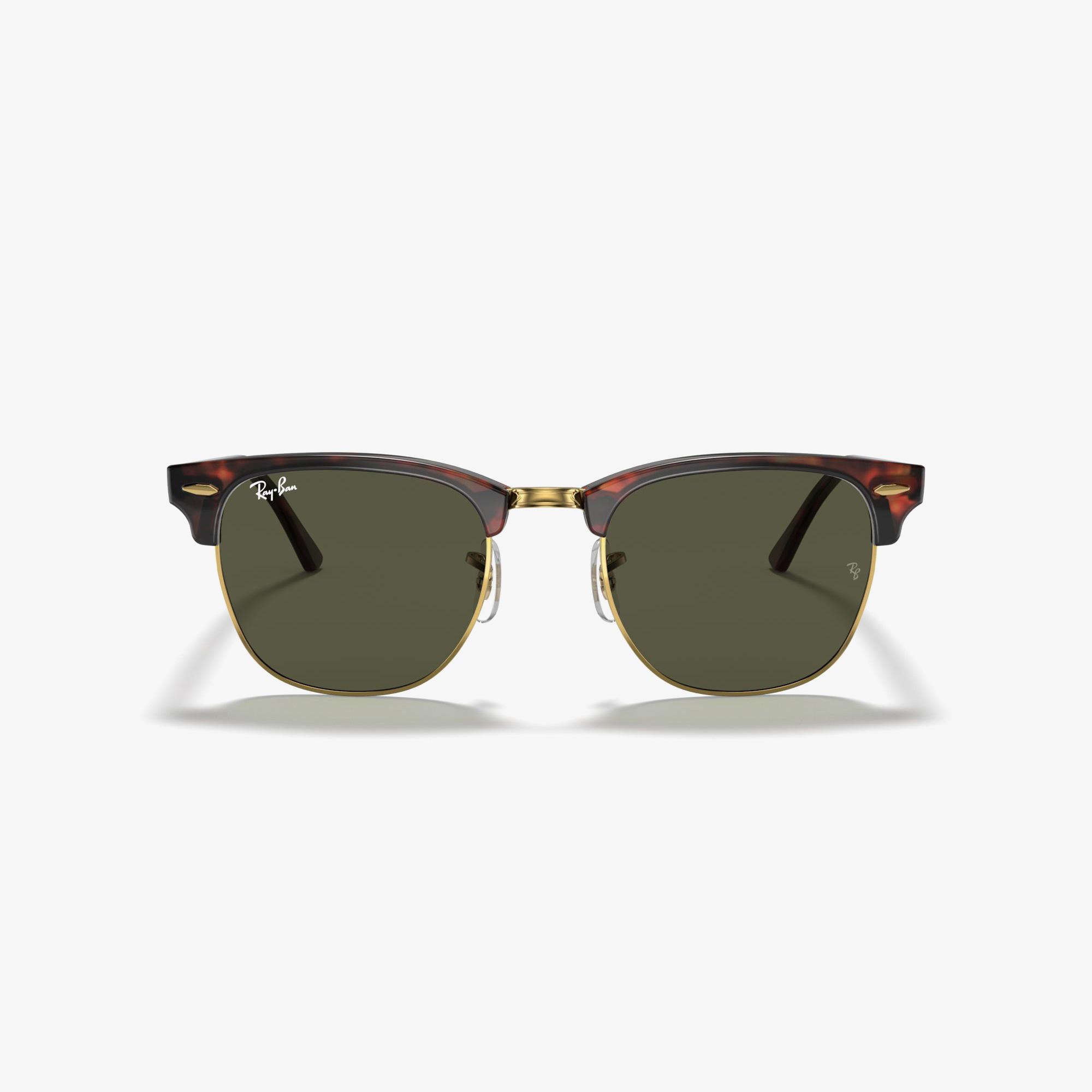 RAY-BAN 0RB3016 Clubmaster Erkek Mock Tortoise Arista Güneş Gözlüğü