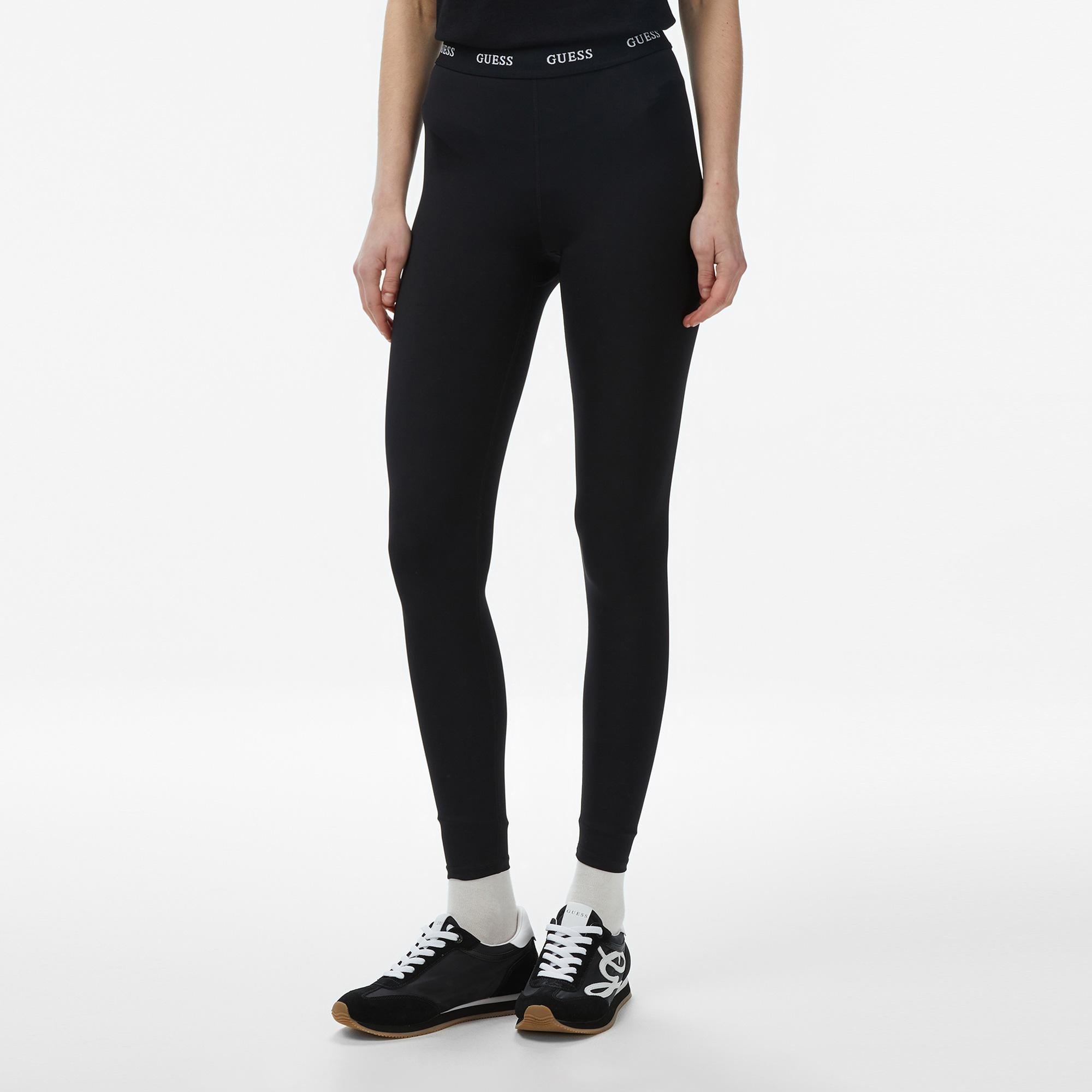 Guess Alba Aktif Kadın Siyah Tayt