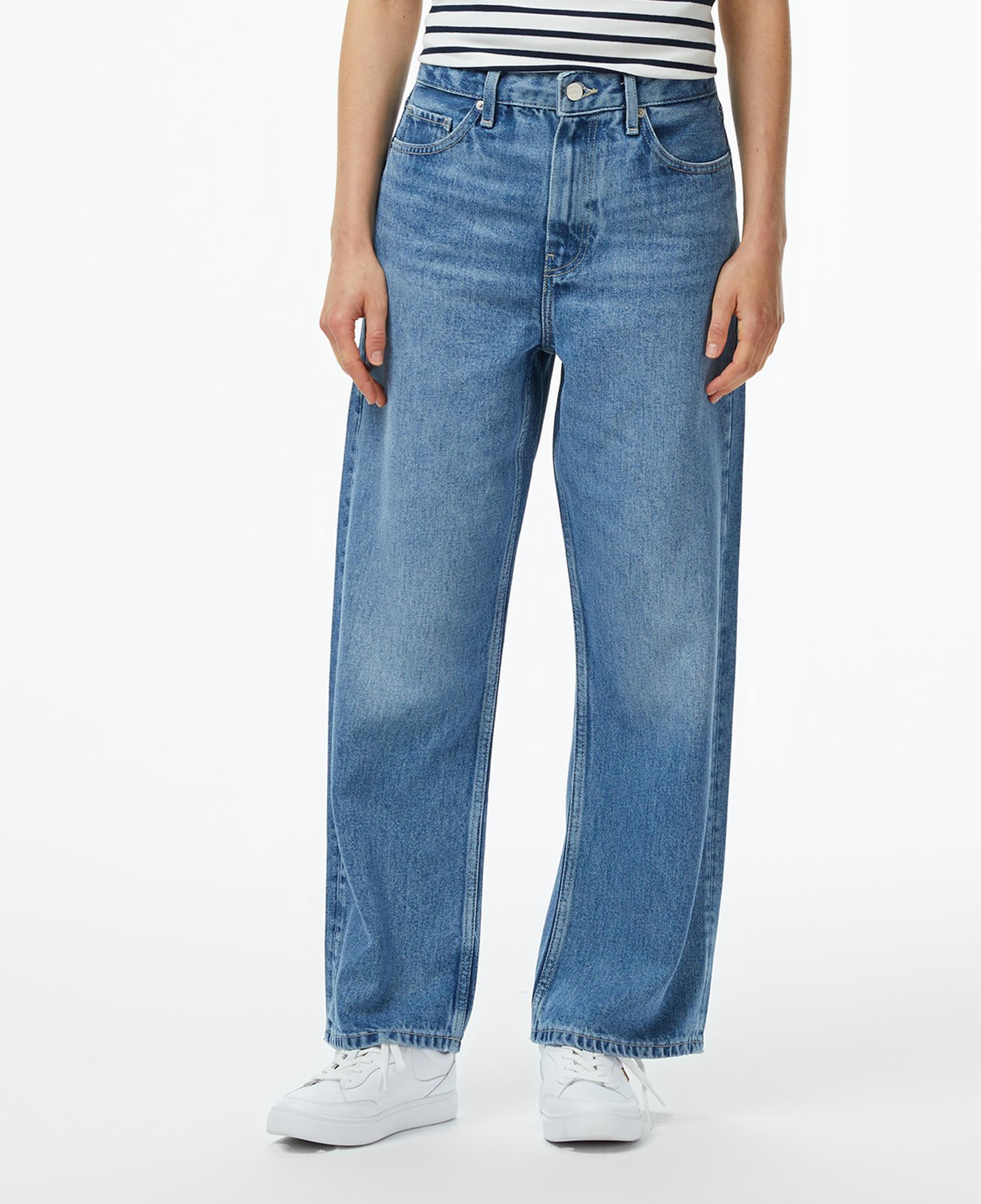 Tommy Hilfiger Denim Lana Loose Kadın Mavi Jean Pantolon