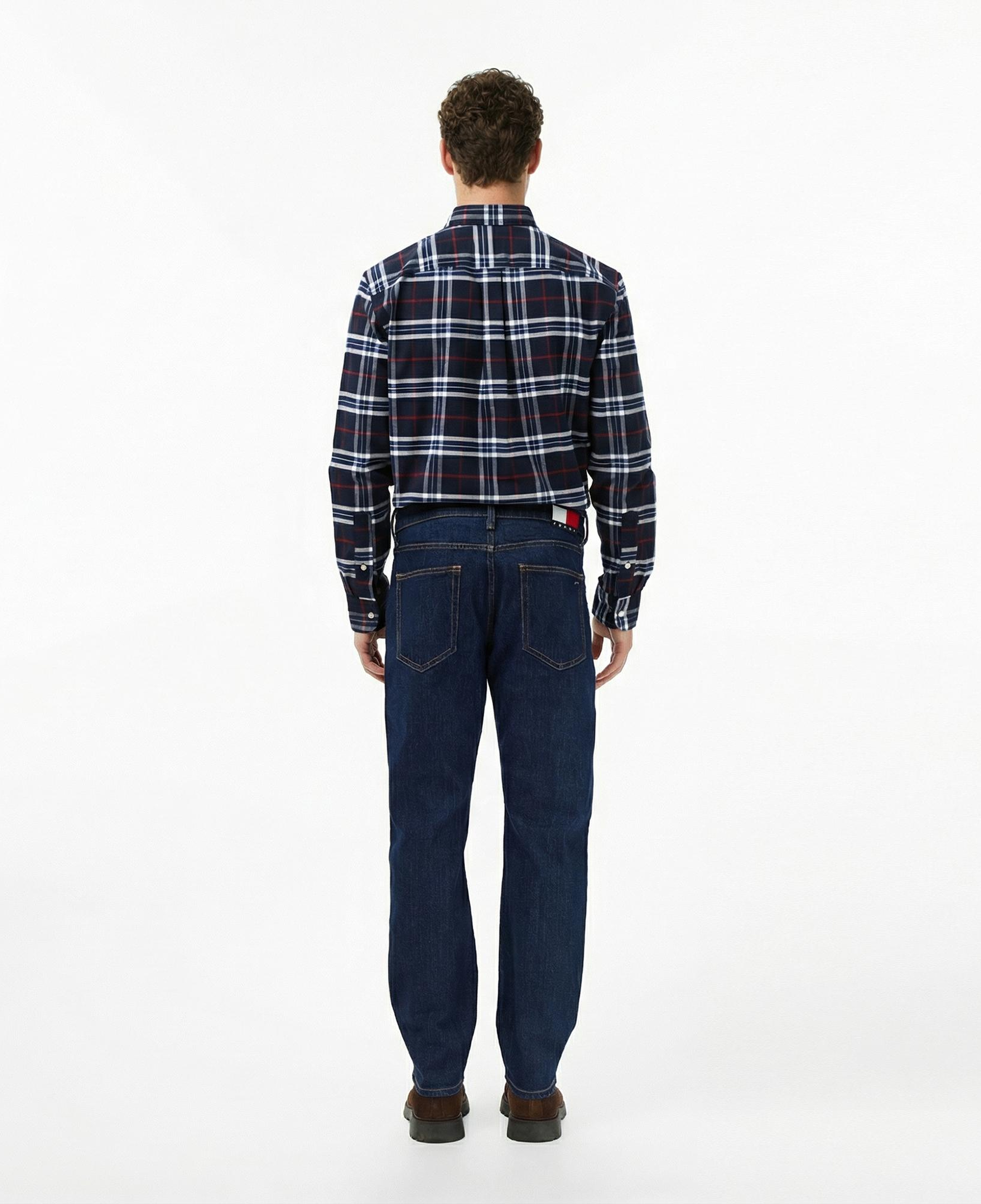 Tommy Hilfiger Ryan Slim Di4156 Erkek Koyu Mavi Straight Jean