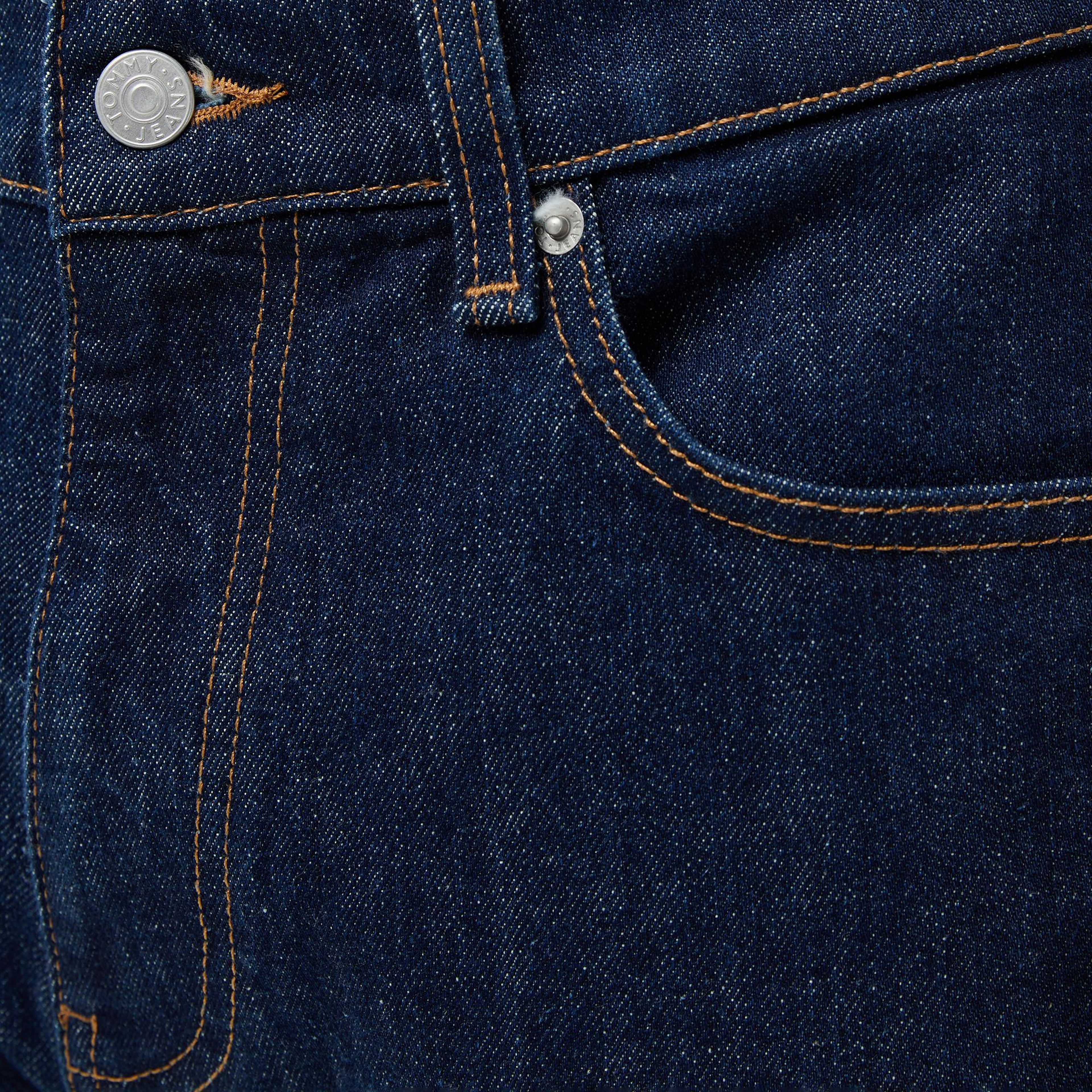 Tommy Hilfiger Ryan Slim Di4156 Erkek Koyu Mavi Straight Jean