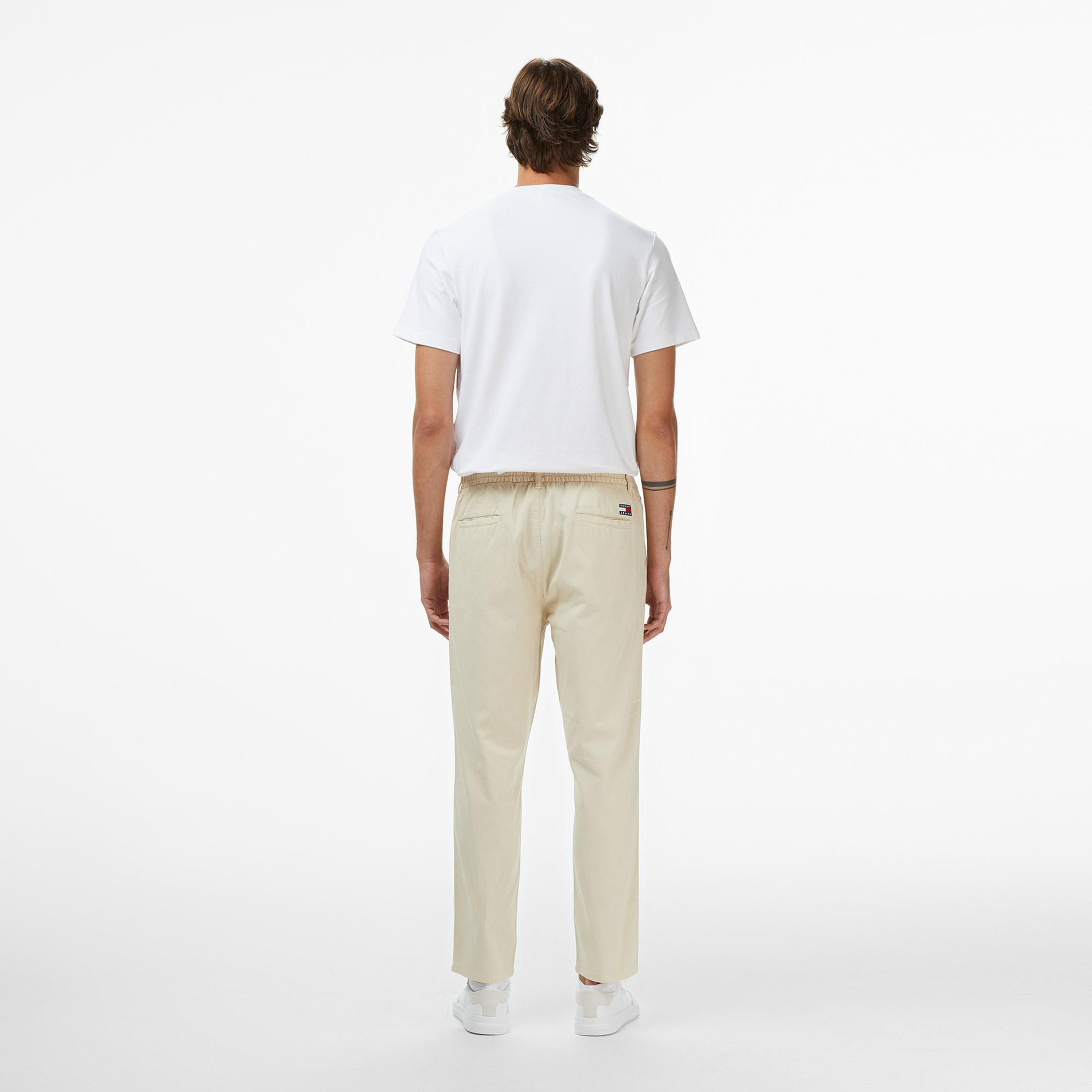 Tommy Hilfiger İsaac Light Cotton Erkek Bej Pantolon