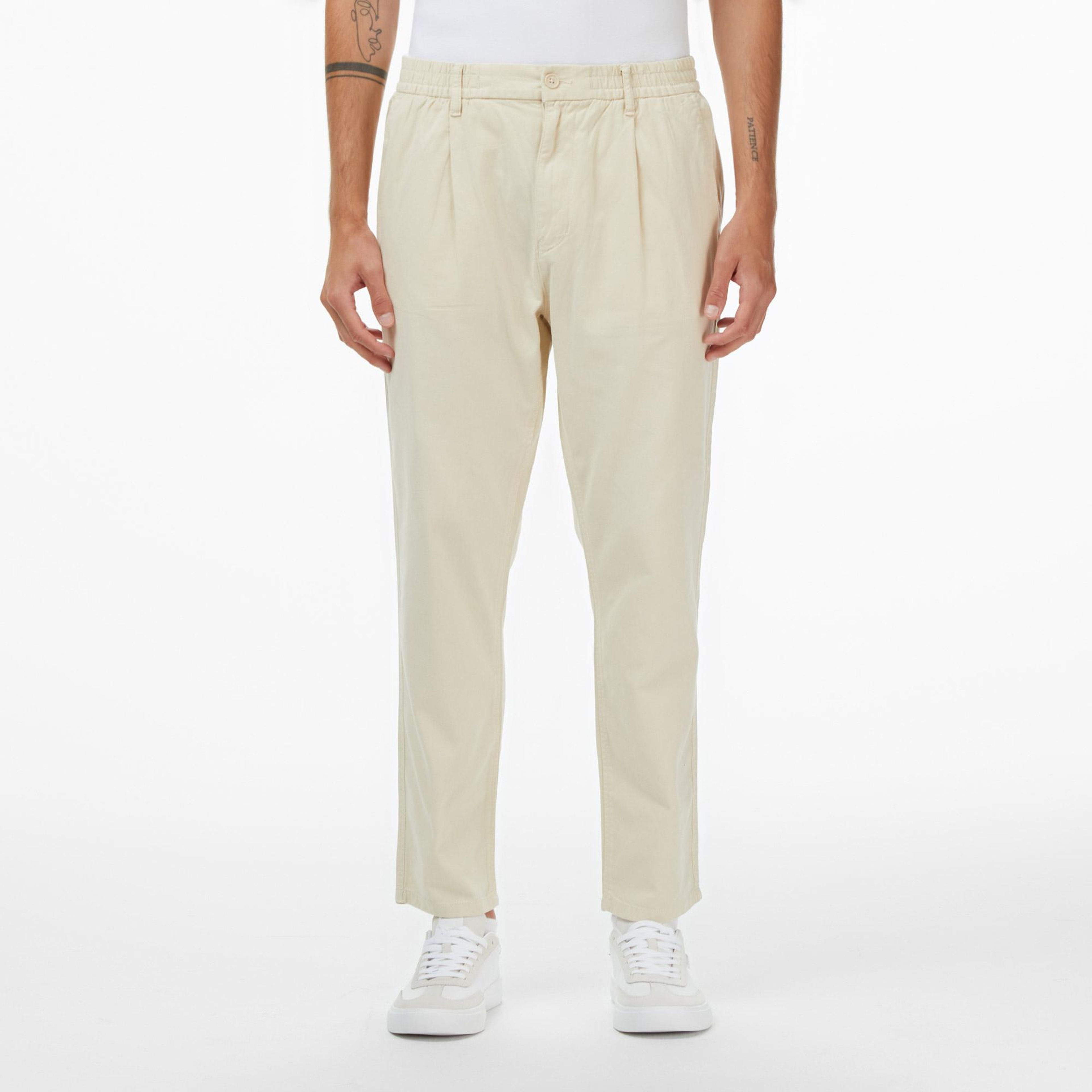 Tommy Hilfiger İsaac Light Cotton Erkek Bej Pantolon