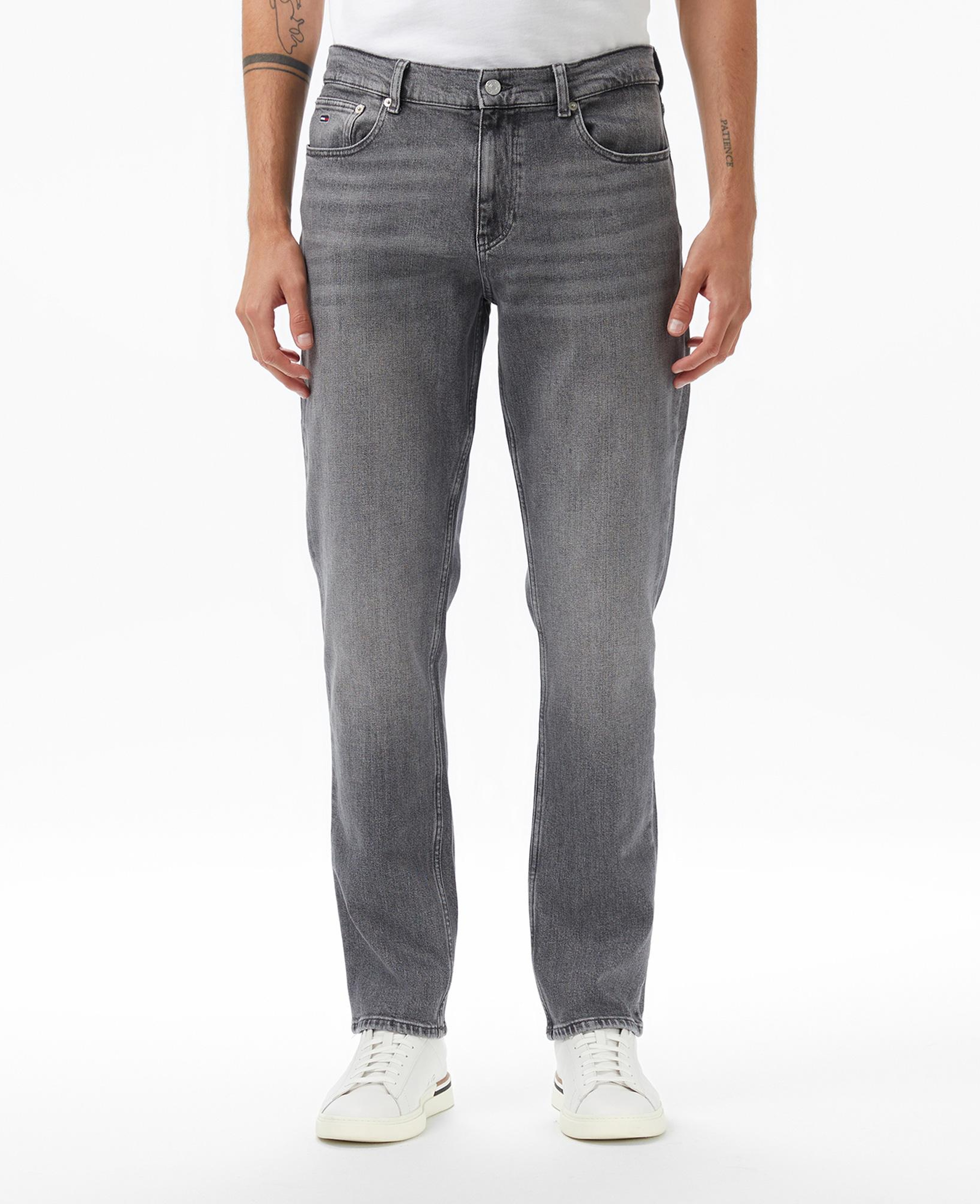 Tommy Hilfiger Ryan Slim Erkek Gri Jean Pantolon