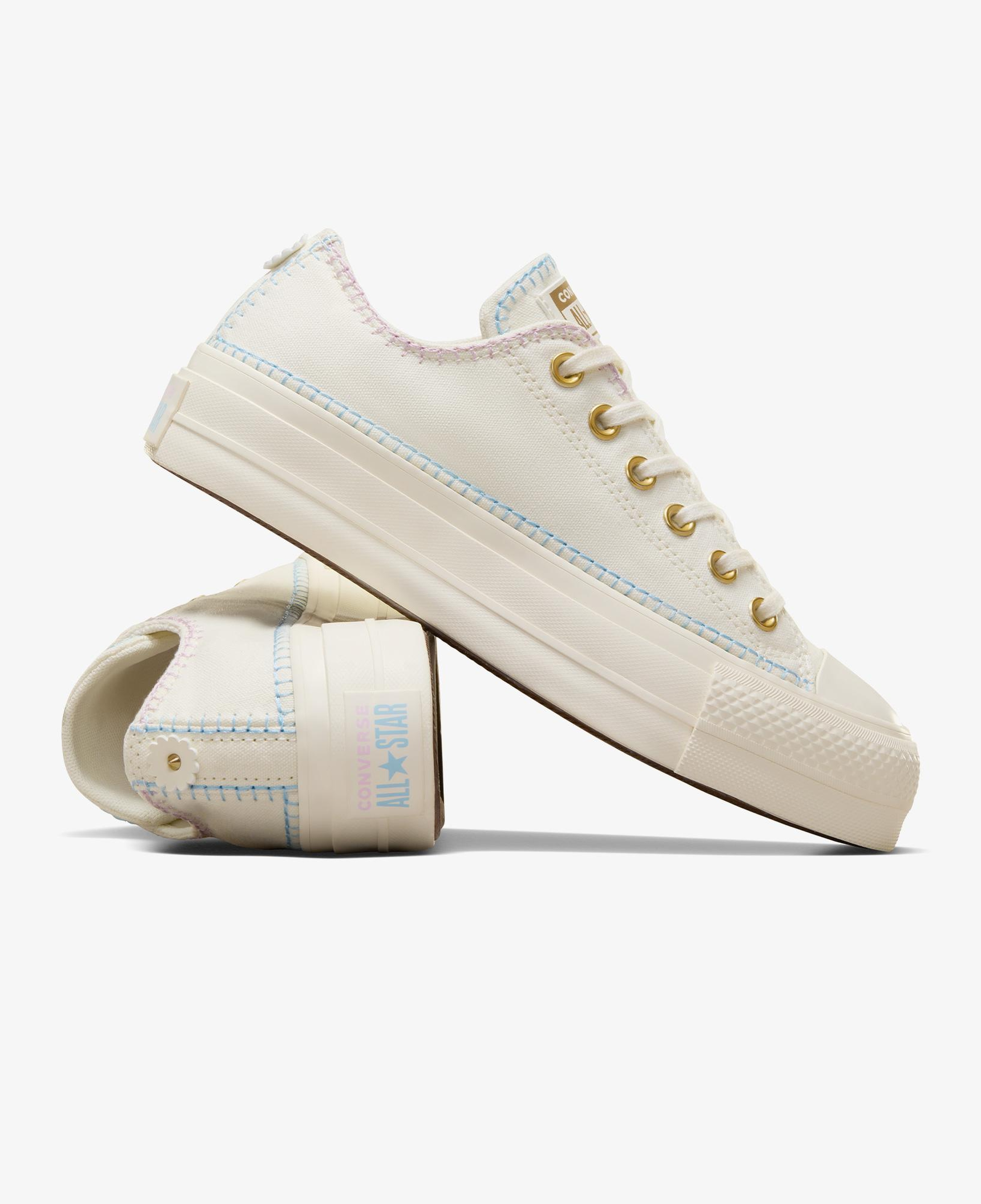 Converse Chuck Taylor All Star Lift Unisex Bej Platform Sneaker