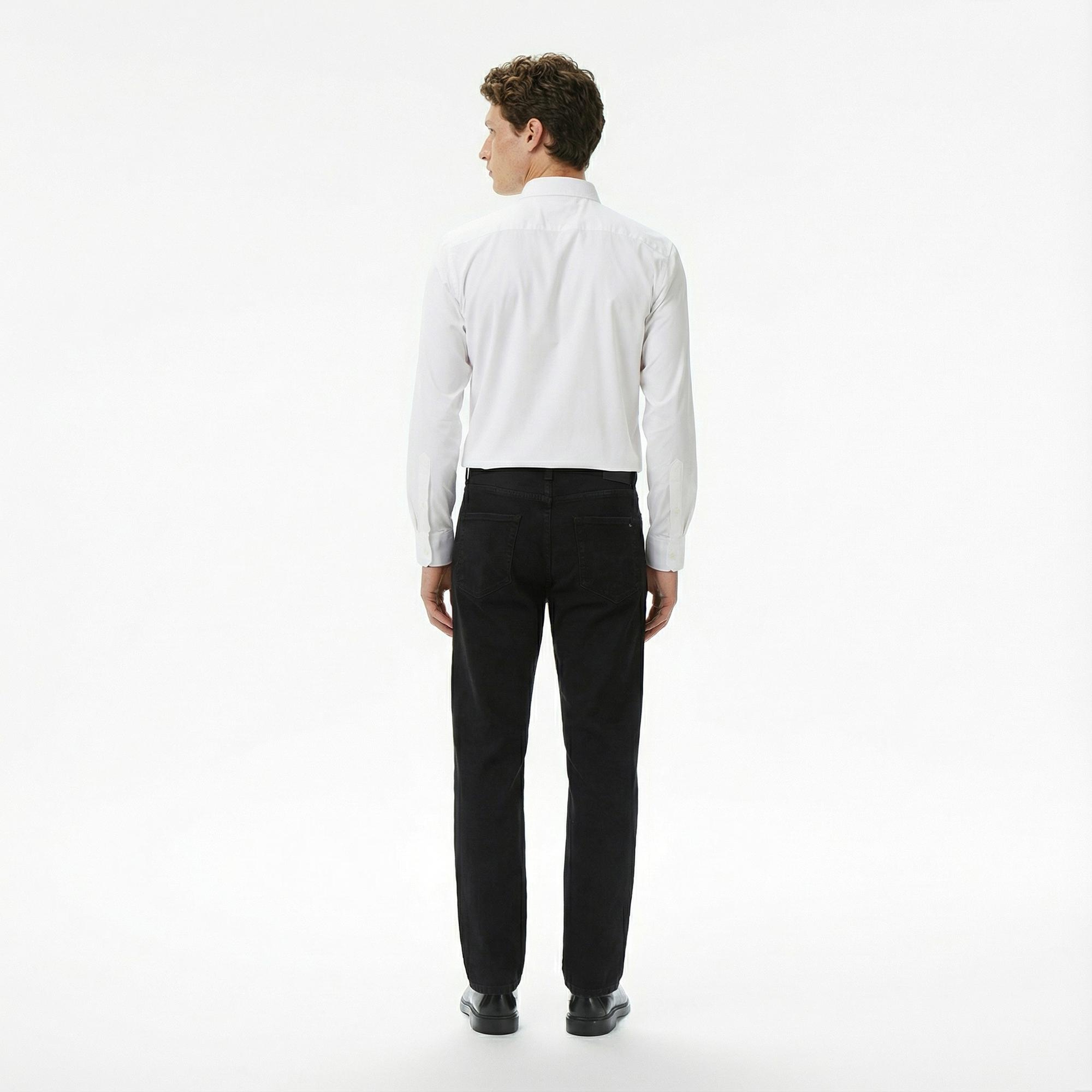 Tommy Hilfiger Straight Denton Croft Erkek Siyah Jean Pantolon