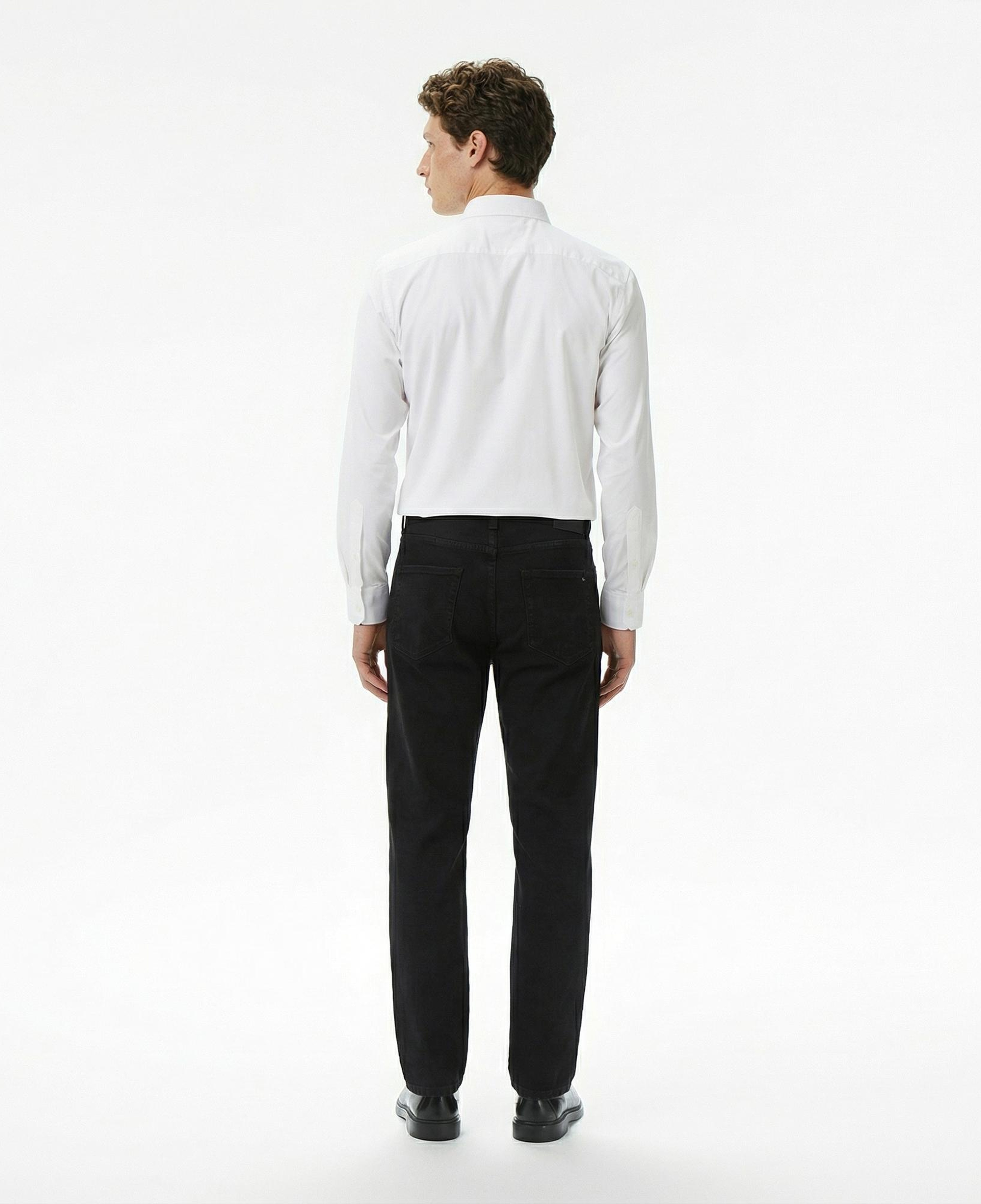 Tommy Hilfiger Straight Denton Croft Erkek Siyah Jean Pantolon