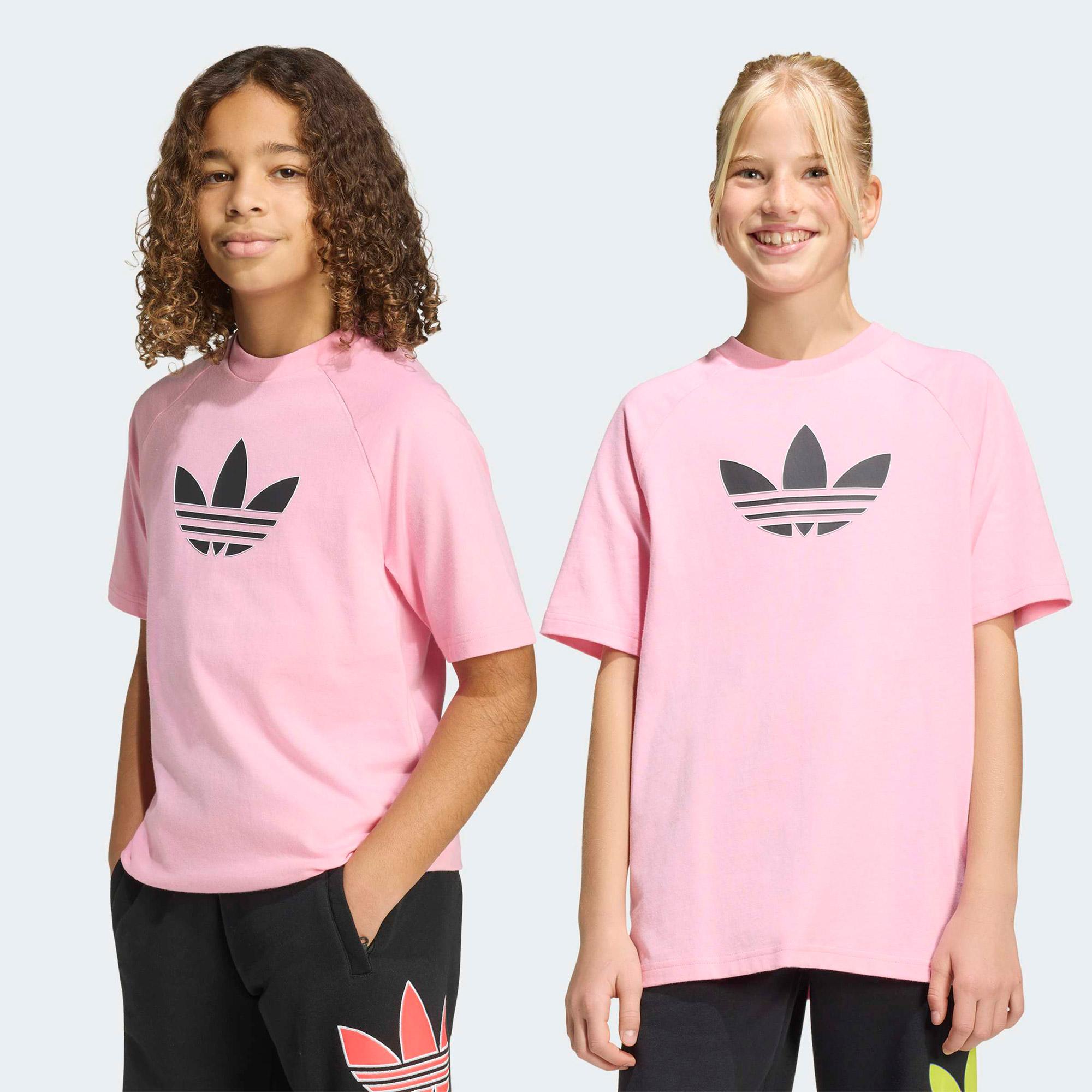 adidas Graphic Trefoil Çocuk Pembe T-Shirt