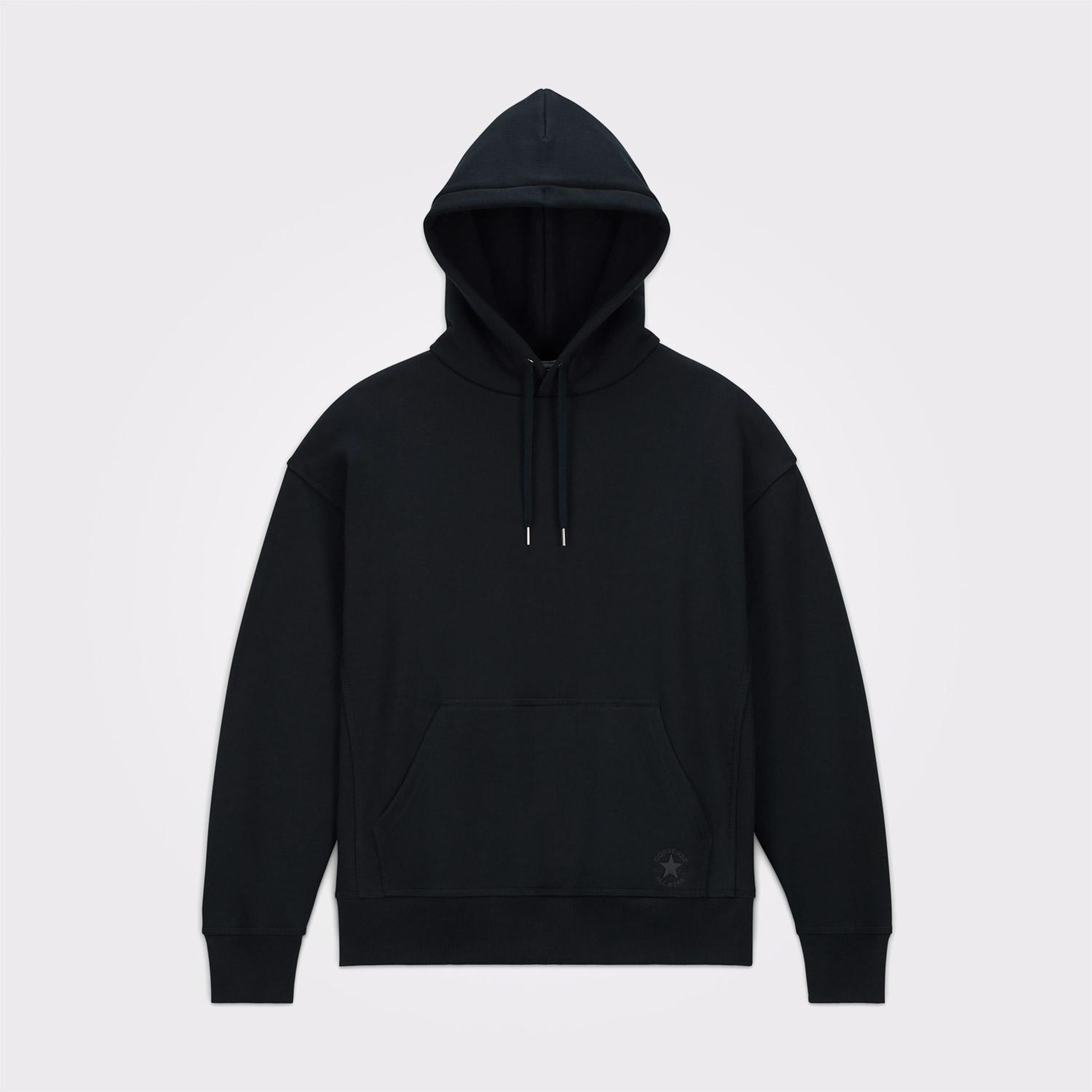 Converse Unisex Loose Fit Siyah Hoodie