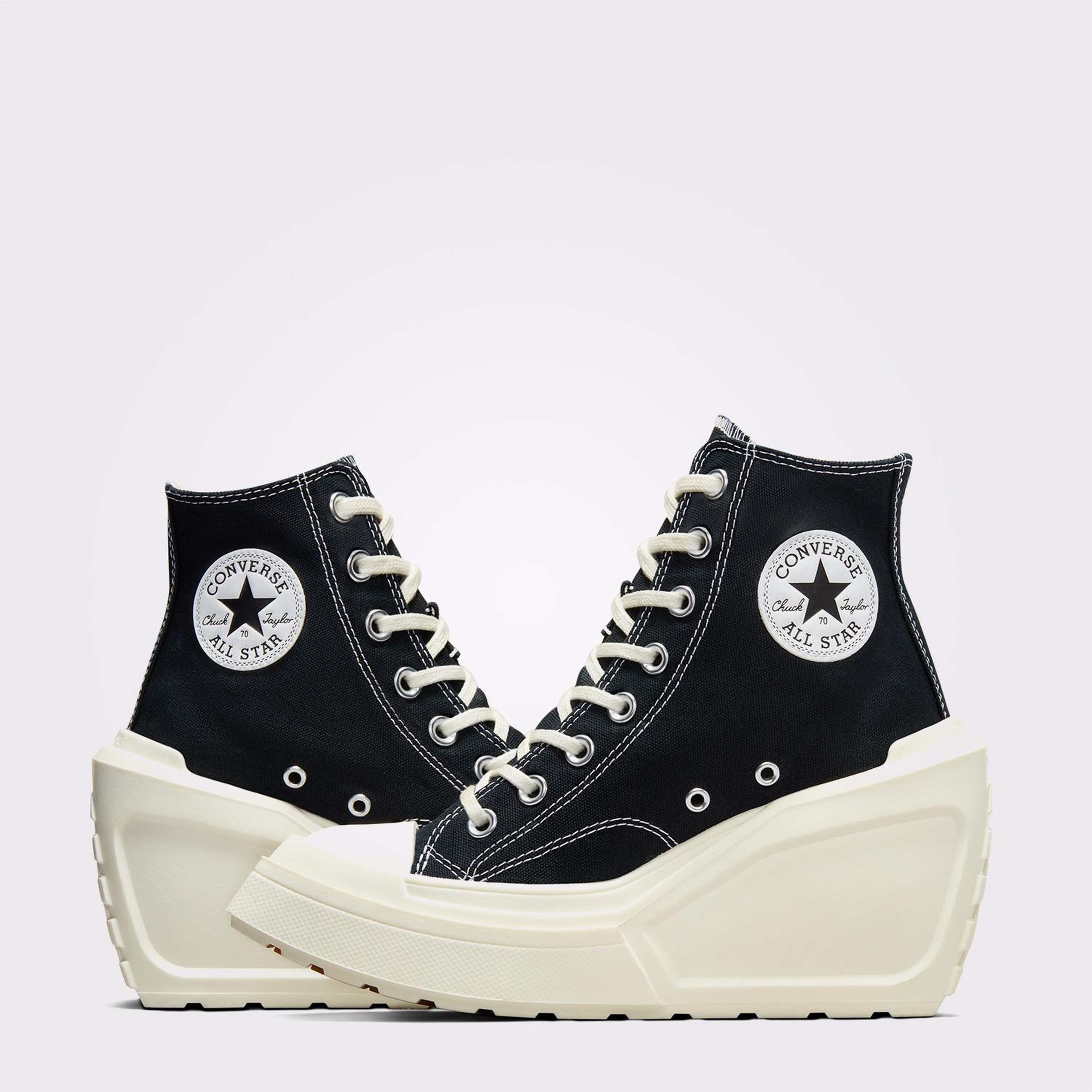 Converse Chuck 70 De Luxe Wedge Kadın Siyah Sneaker
