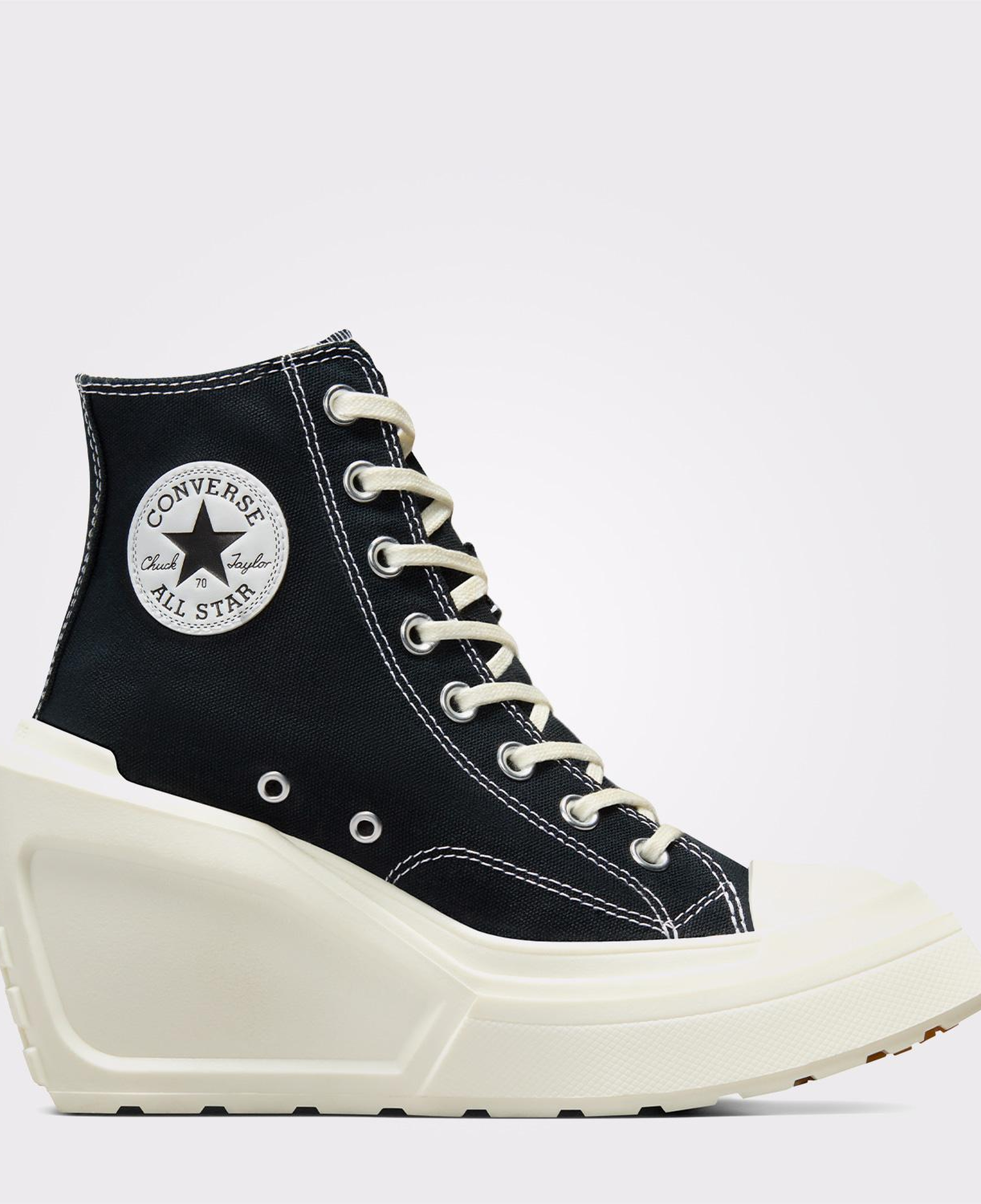 Converse Chuck 70 De Luxe Wedge Kadın Siyah Sneaker