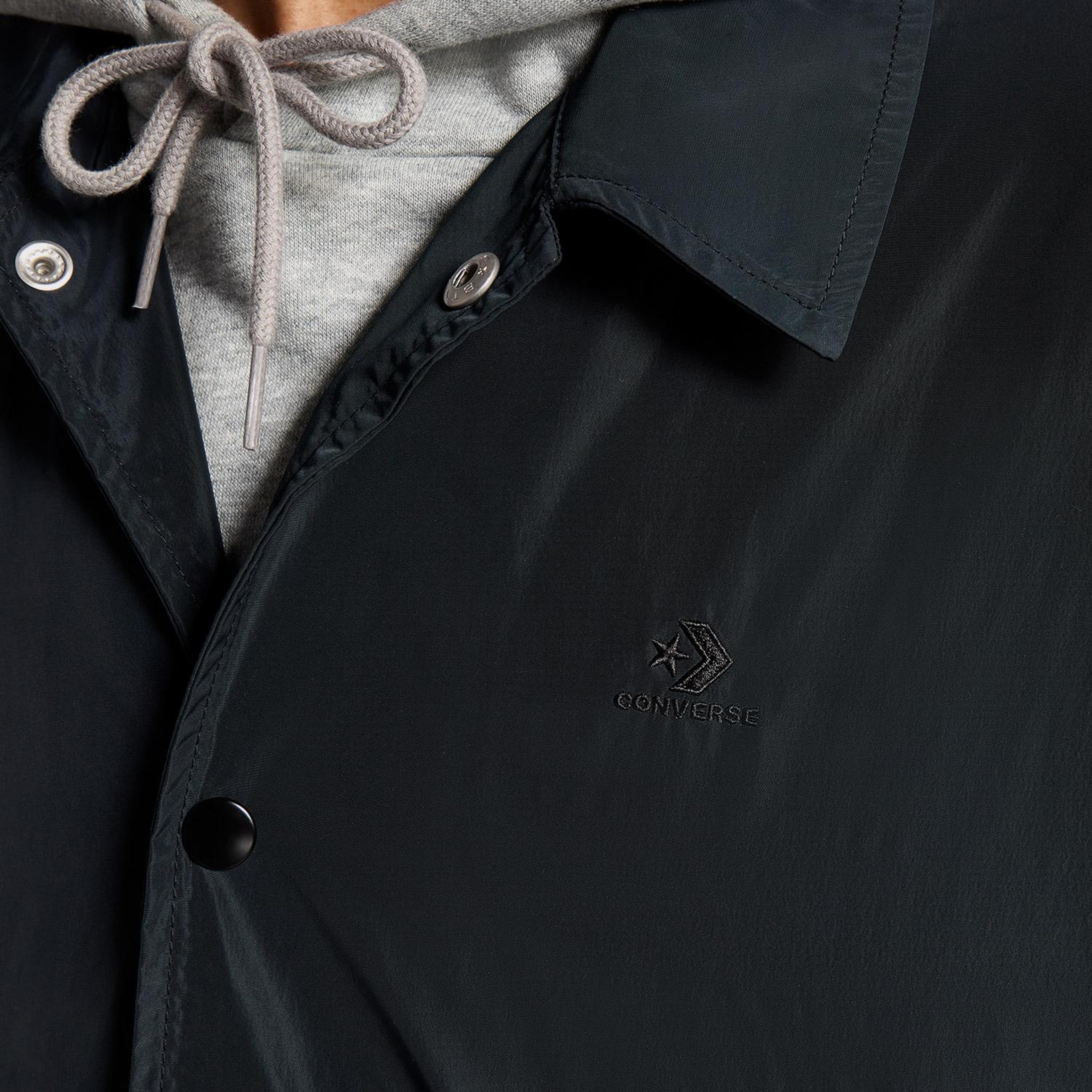 Converse Go-To Unisex Siyah Yağmurluk