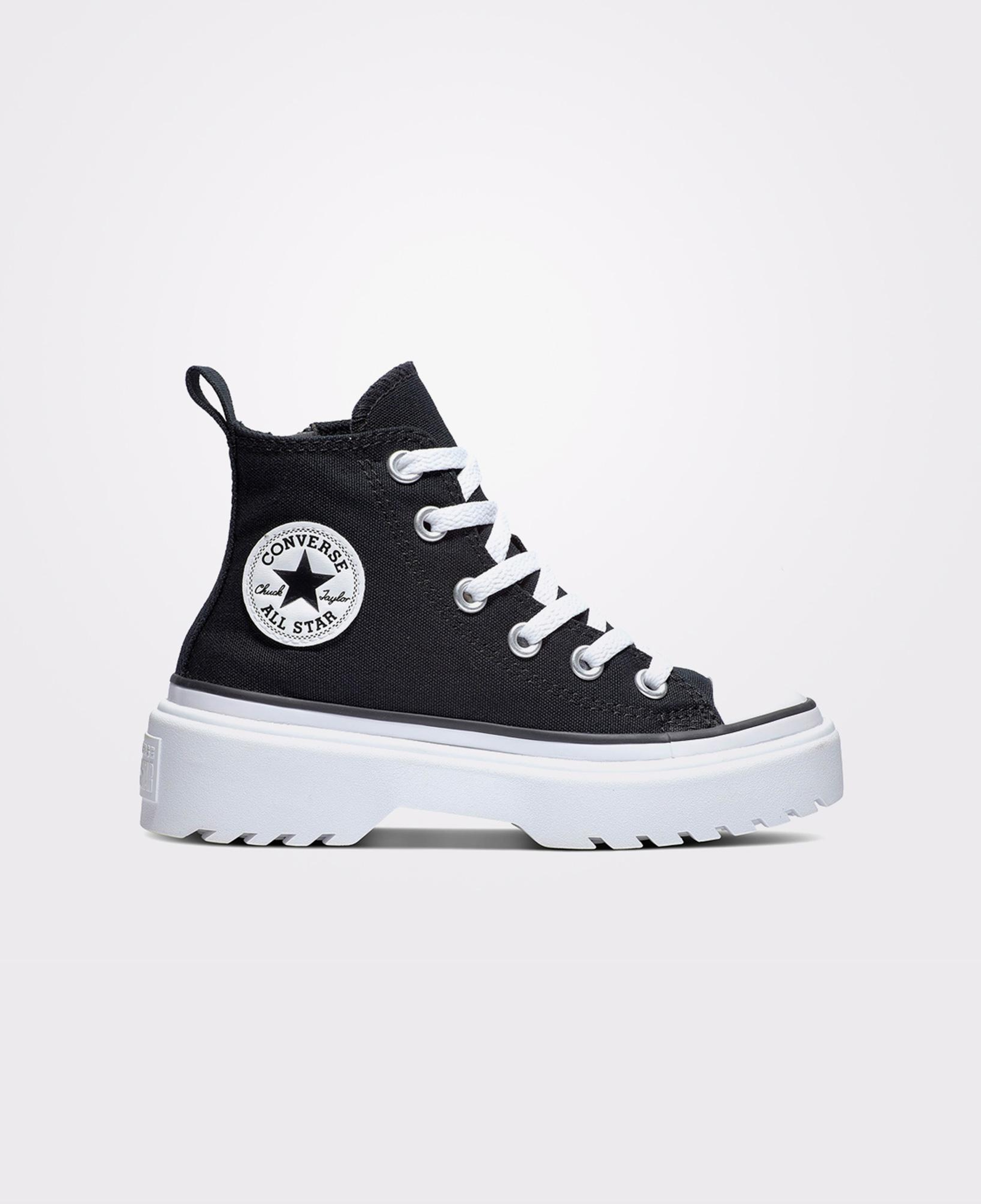 Converse Chuck Taylor All Star Lugged Lift Çocuk Siyah Platform Sneaker
