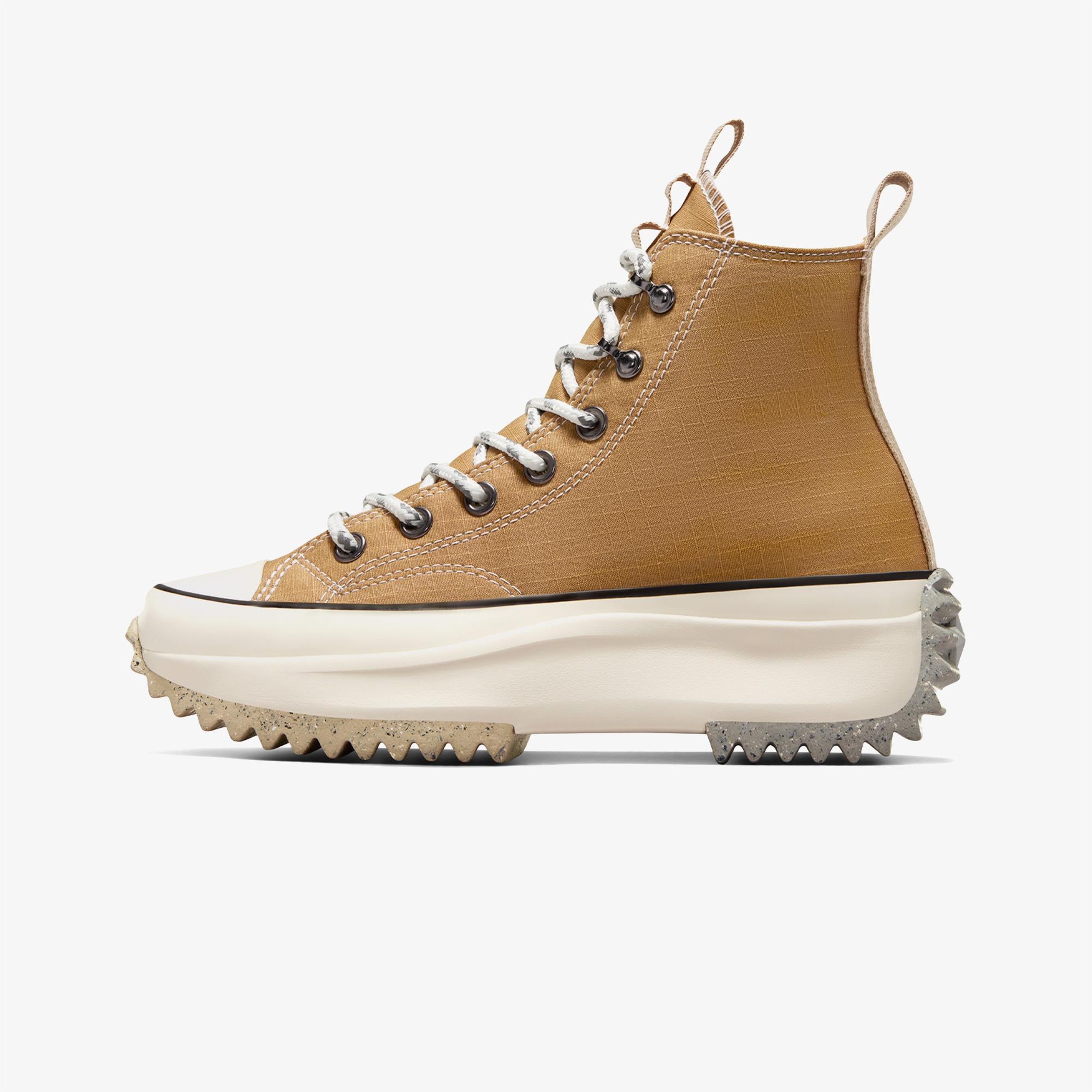 Converse Run Star Hike Grid Unisex Kahverengi Platform Sneaker