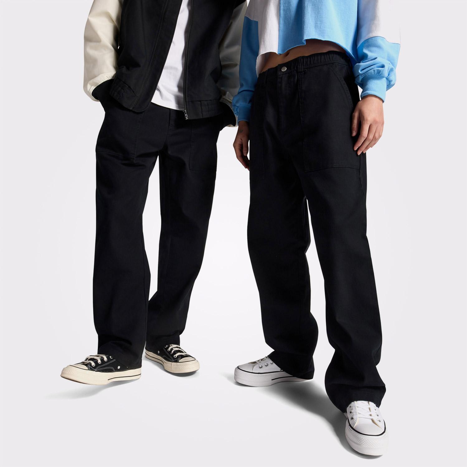 Converse Go-To Harbor Unisex Siyah Pantolon