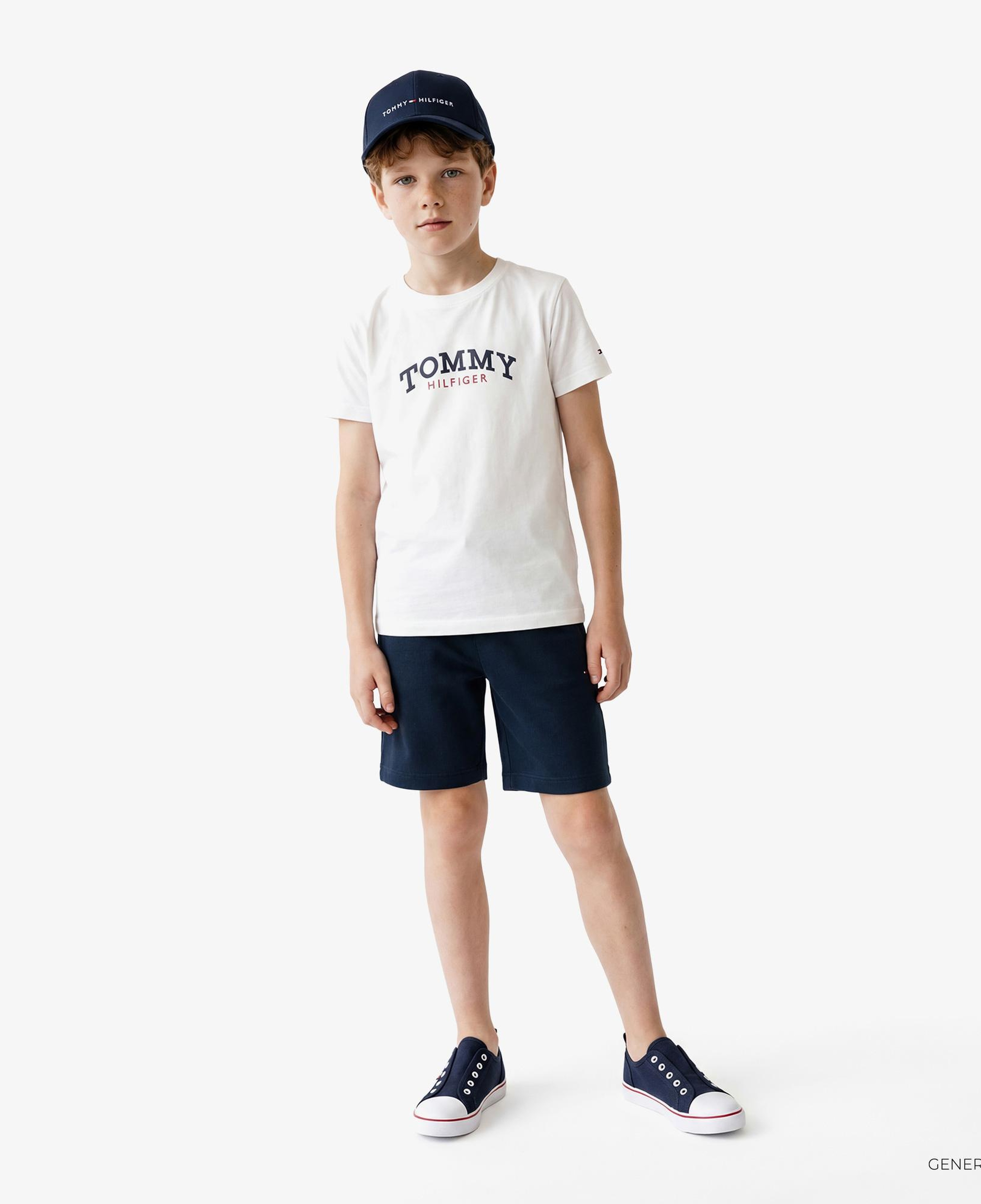 Tommy Hilfiger Monotype Çocuk Beyaz Eşofman Takımı