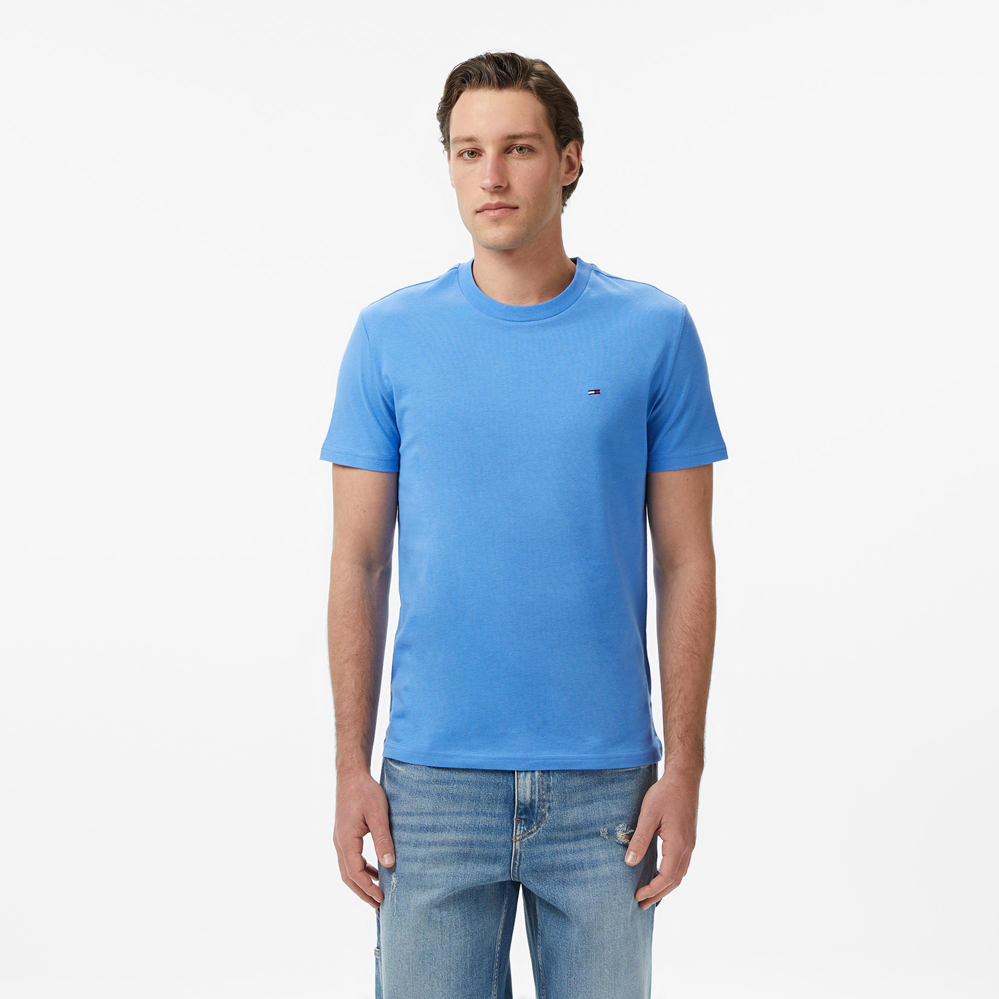 Tommy Hilfiger Classic Flag Erkek Renkli T-Shirt