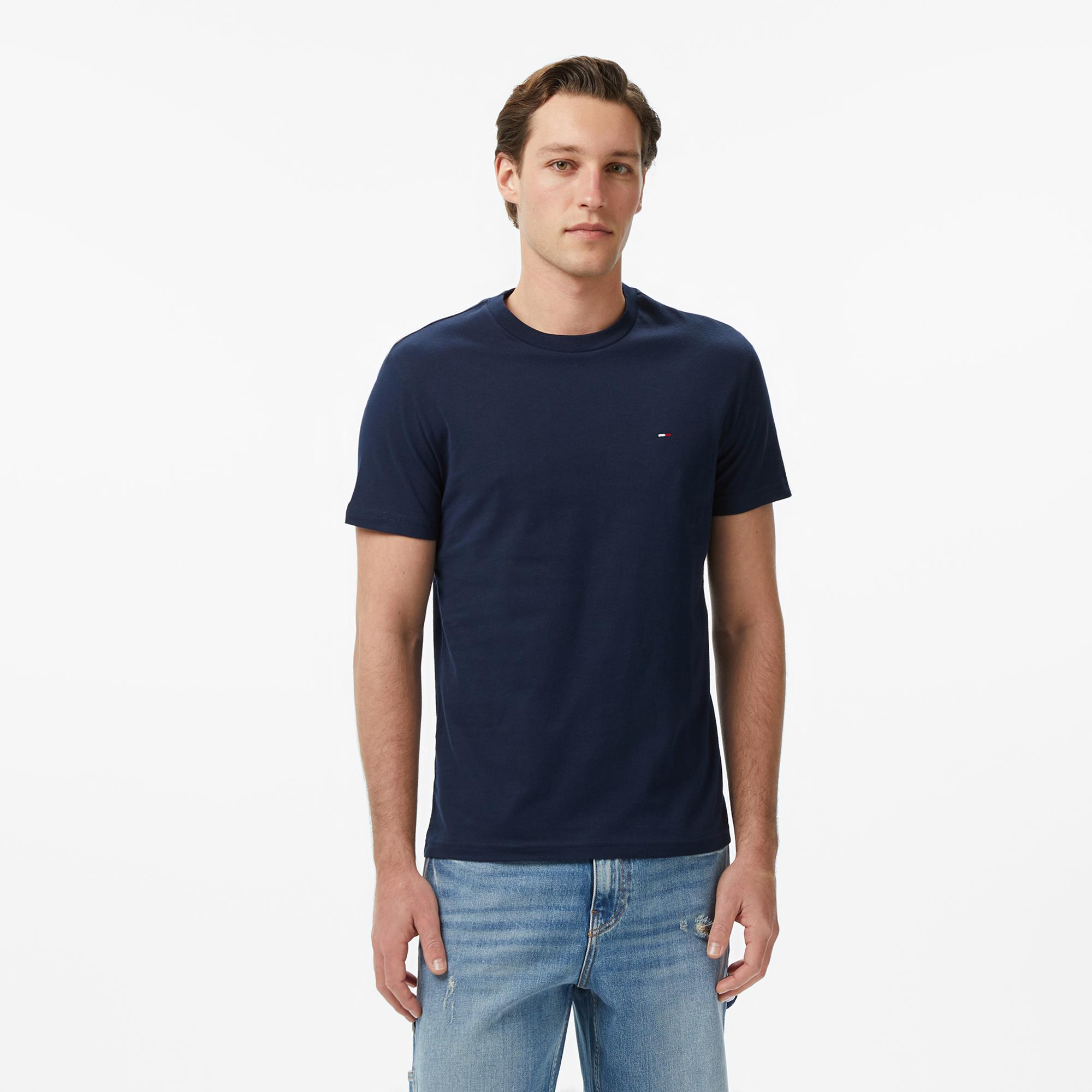 Tommy Hilfiger Classic Flag Erkek Renkli T-Shirt