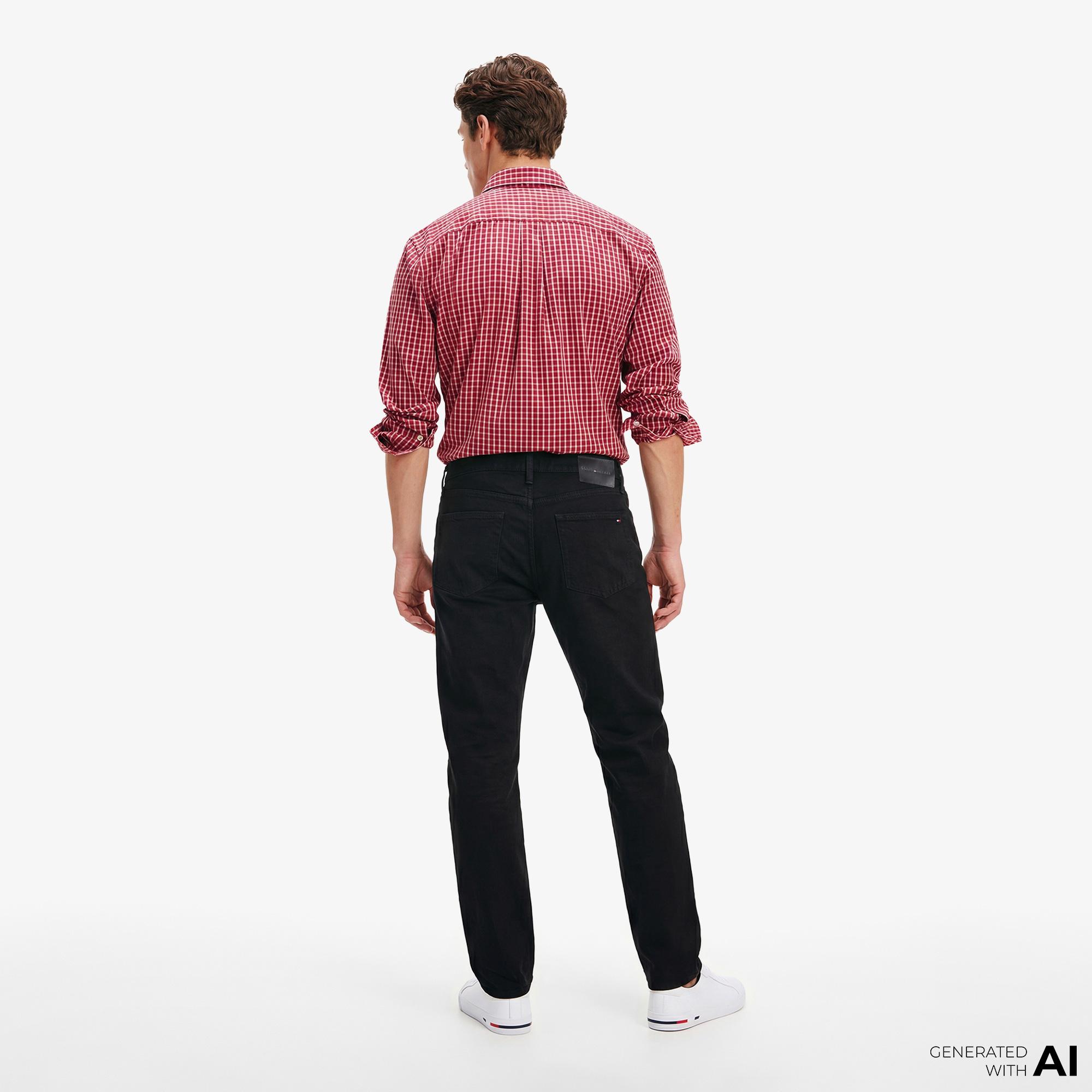 Tommy Hilfiger Denim Mainline Erkek Siyah Jean