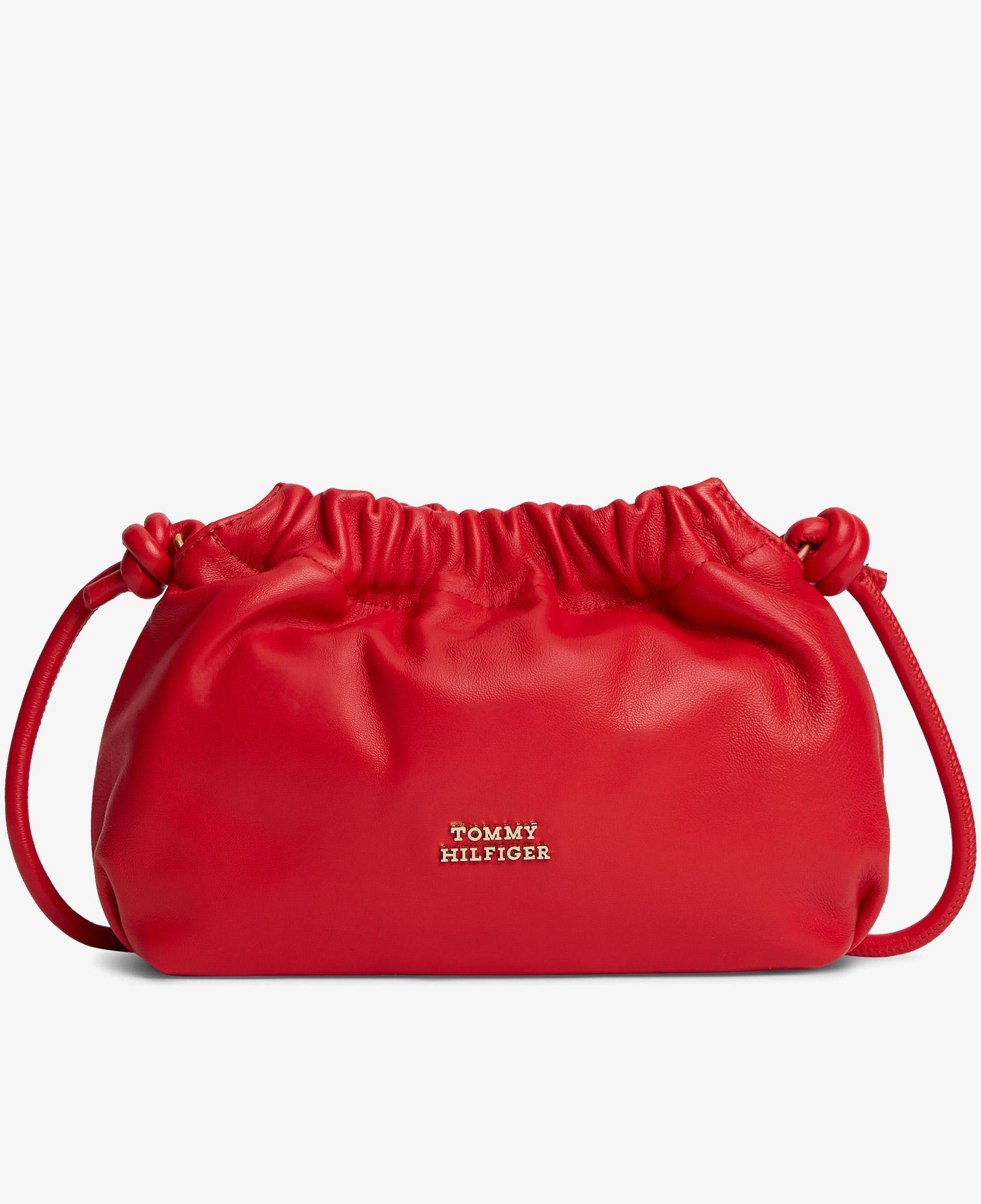 Tommy Hilfiger Soft Leather Kadın Kırmızı Çapraz Çanta